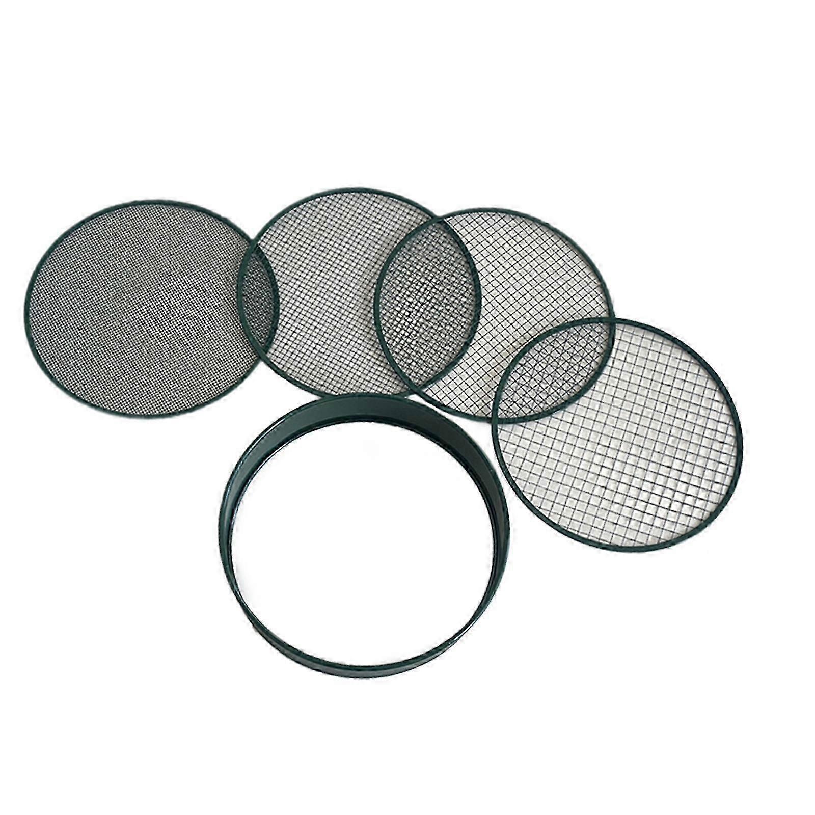 Garden Sieve for Soil, Compost, Gravel - 12" Lightweight with Interchangeable Mesh Screens