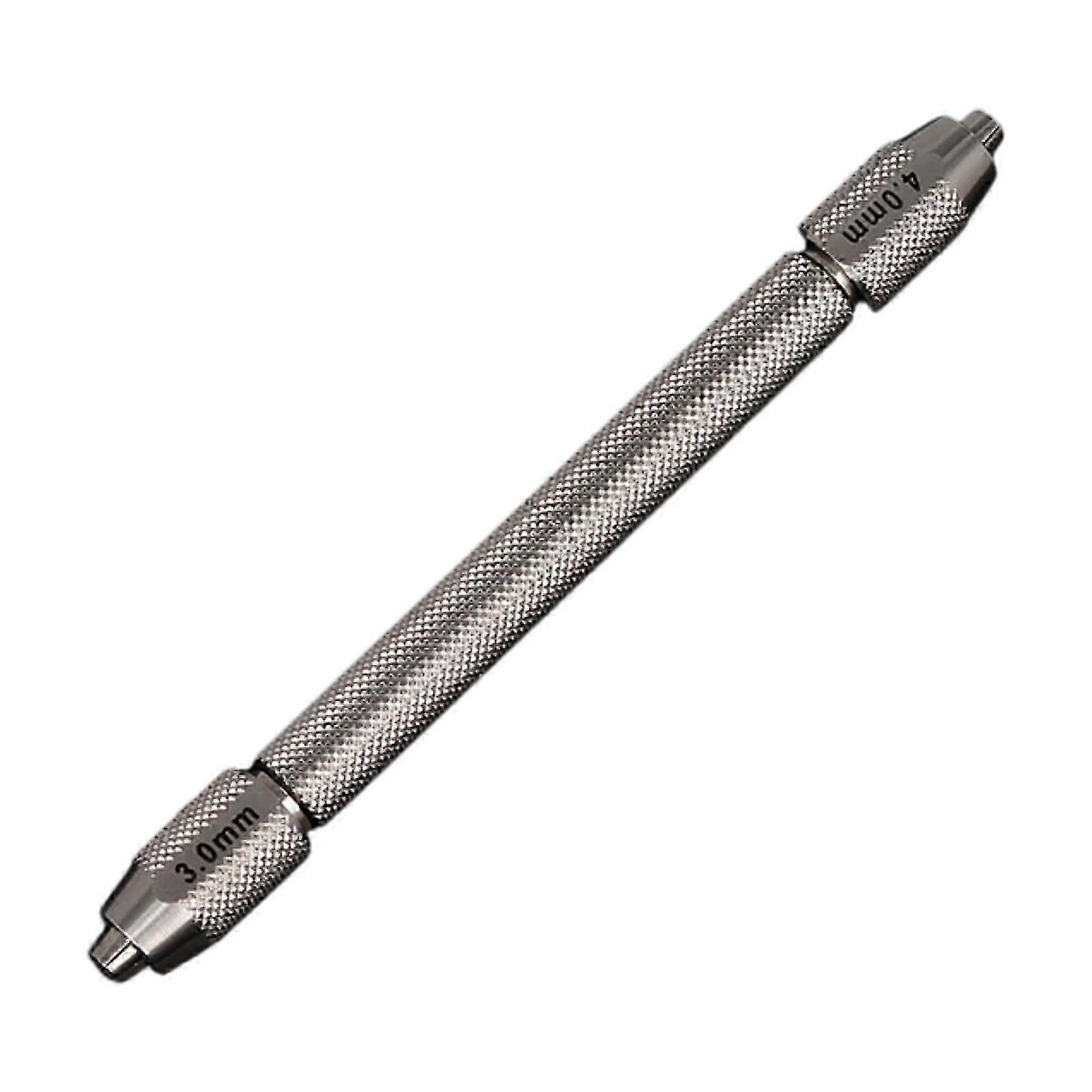 Double Ended Pin Vise Hand Drill - Portable Rotary Tool for Model Making, Jewelry Craft, DIY Projects