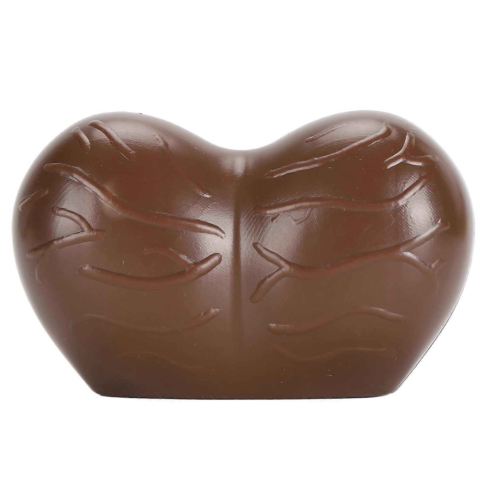 Plastic Toothpaste Squeezer Dispenser Heart Shape Fun Toothpaste Cover ABS Toothpaste Squeezer for Cleansing Foam Garlic Paste Brown