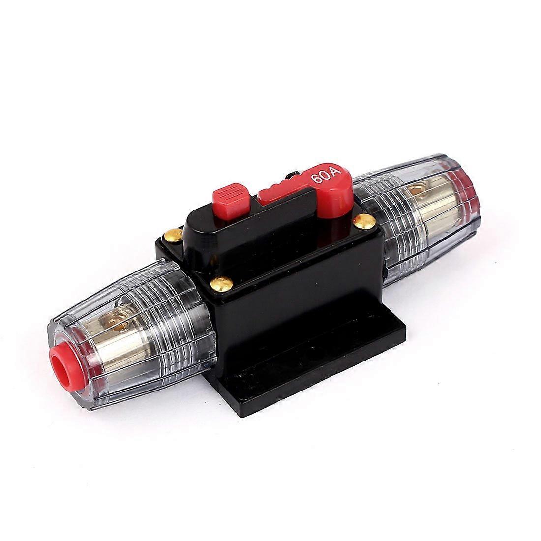 IIVVERR Auto Audio Circuit Breaker 60A Amplifier Fuse Holder AGU (Auto Style Audio Circuit Breaker 60A Amplificador Fuse Holder AGU Style