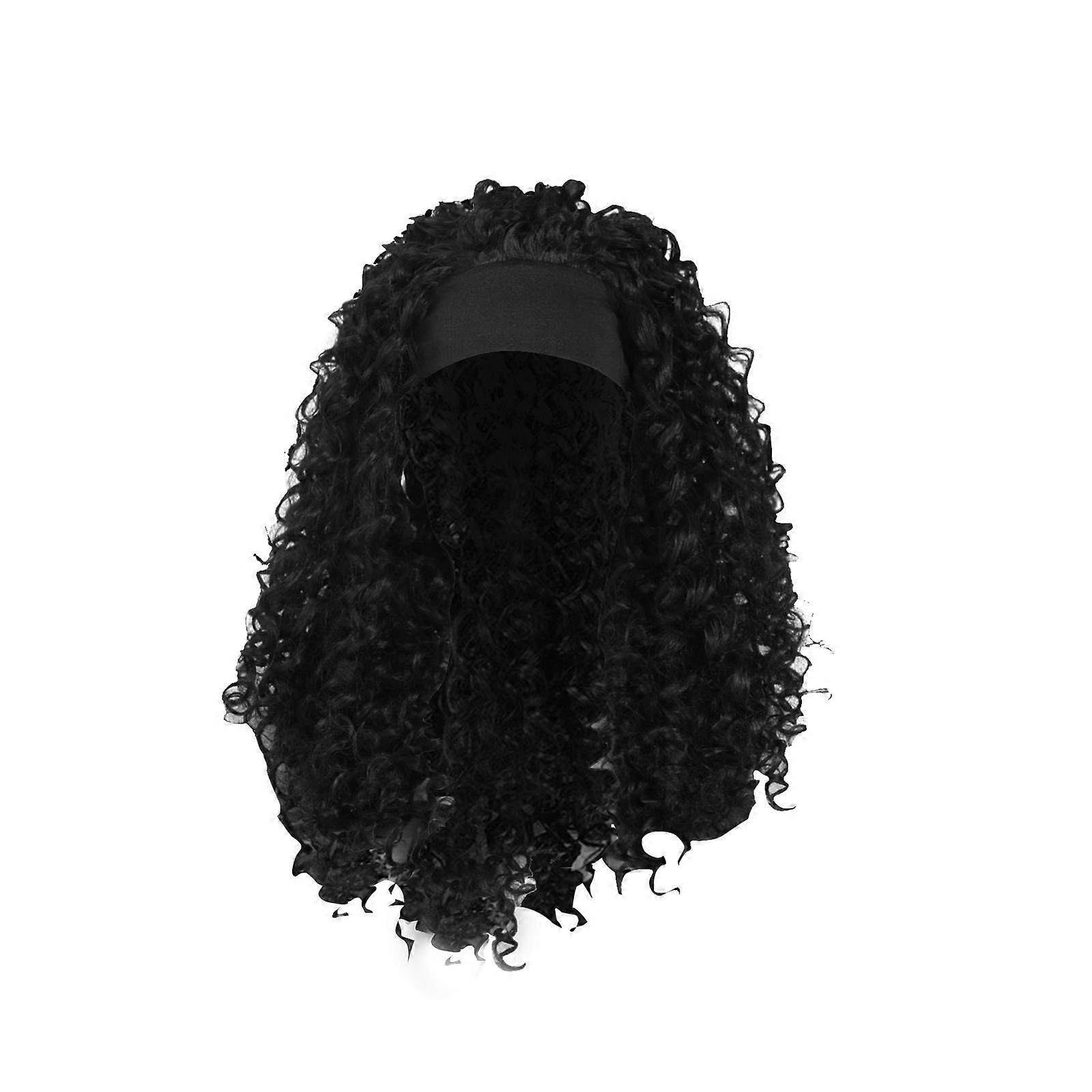 Chic Afro curly Wig Elegant Looking with Breathable Hairnet for Dating Wedding