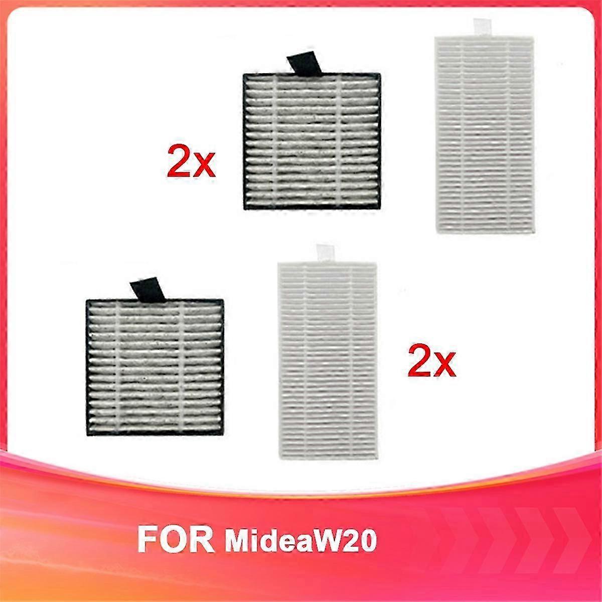 suitable for For Midea W20 Robot Vacuum Cleaner Filter Accessories and Consumables Robot Vacuum Cleaner Consumabl-CHENG DU SI XI