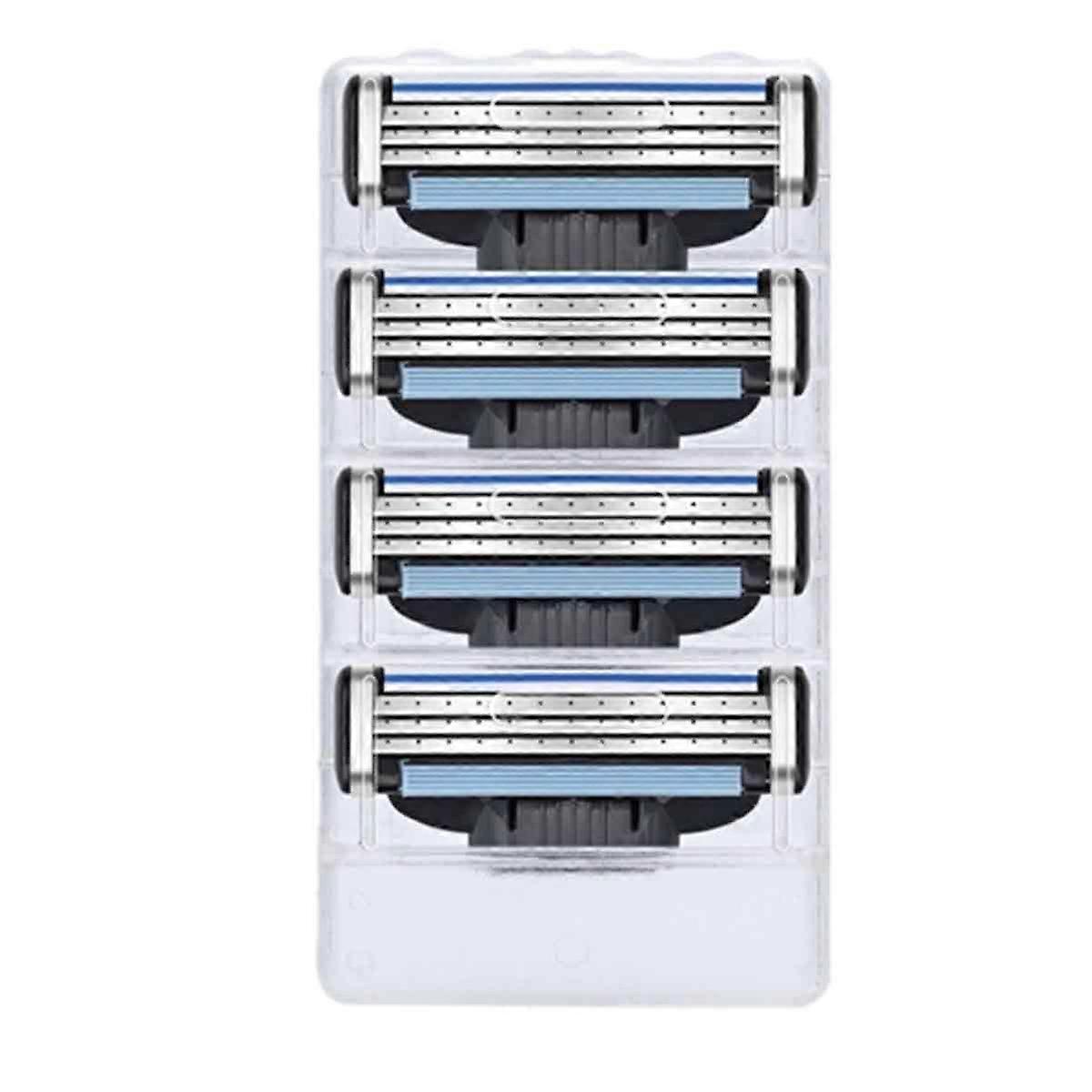 Manual three-layer razor blade sharp men's razor head sharp three-layer wind speed blade
