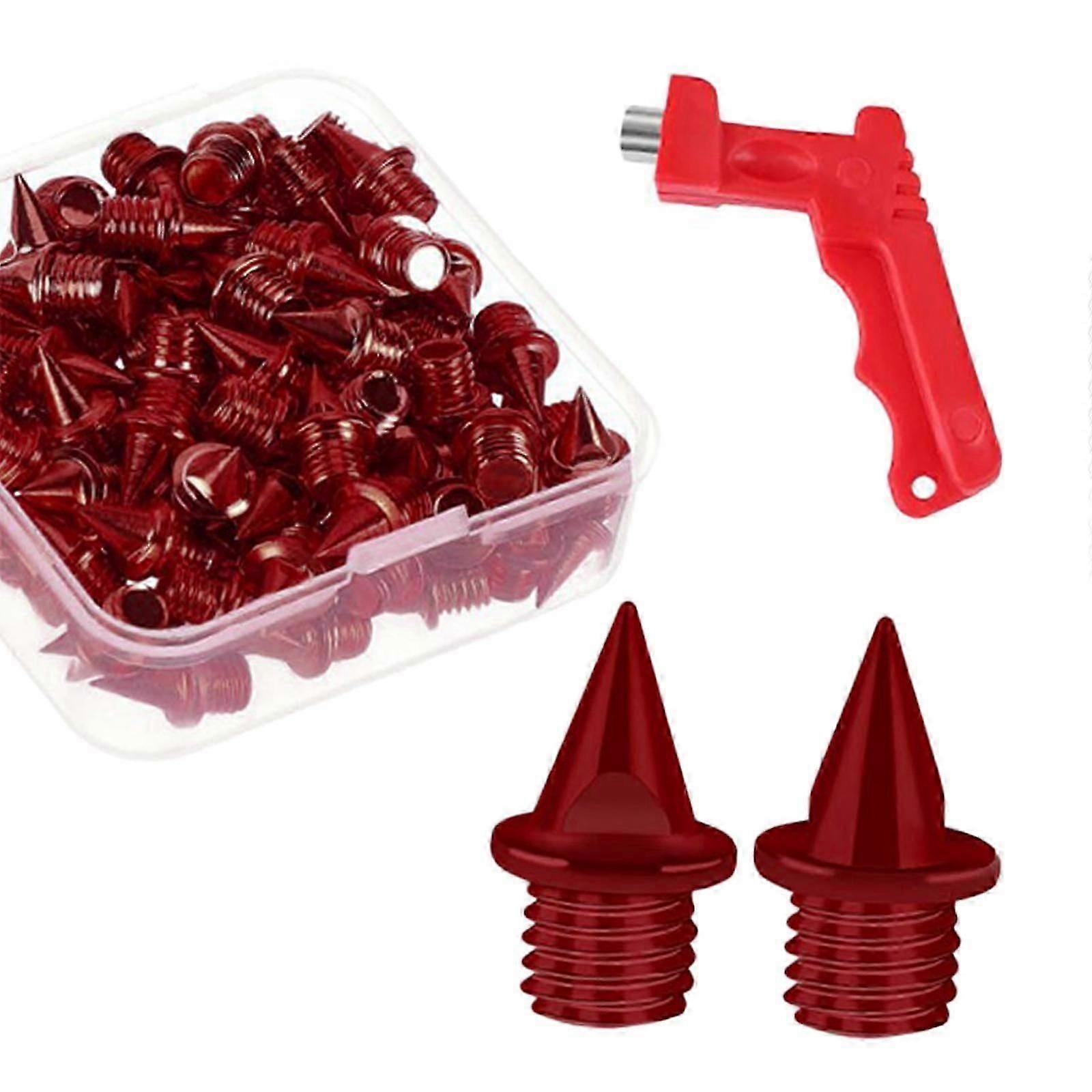 60 Pieces Track Shoe Spikes Track and Field Running Spikes for Sports Adults