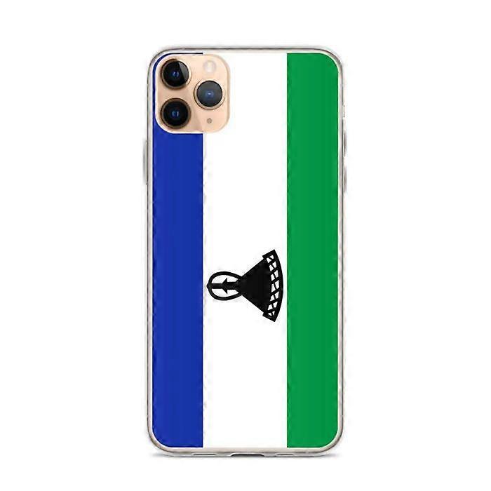 iPhone Case - Lesotho - Flag - Flexible - Multicolor - Transparent TPU