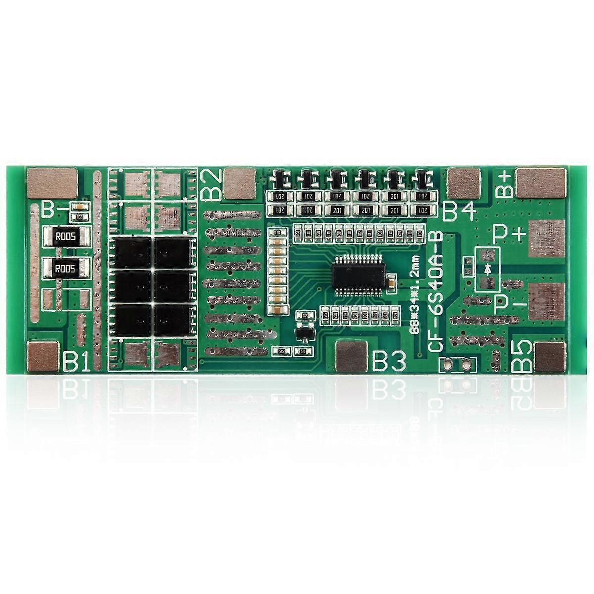 24V 6S 20A 18650 Lithium Battery Protection Board Pcb With Balance