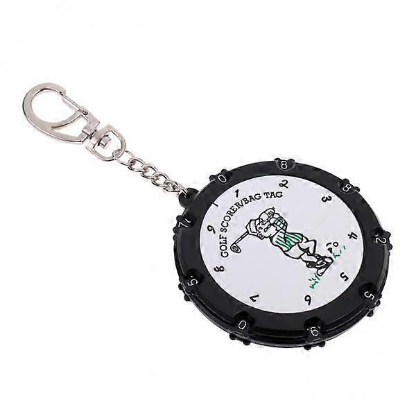2x 18 Hole Golf Scorecard Bag Stroke Counter Keychain