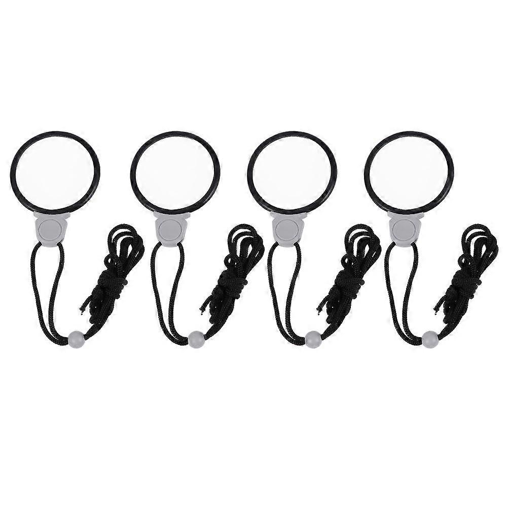 Portable Magnifying Glass Necklace with Hanging Design for Reading and Hobby Use – Includes Rope for Easy Carrying