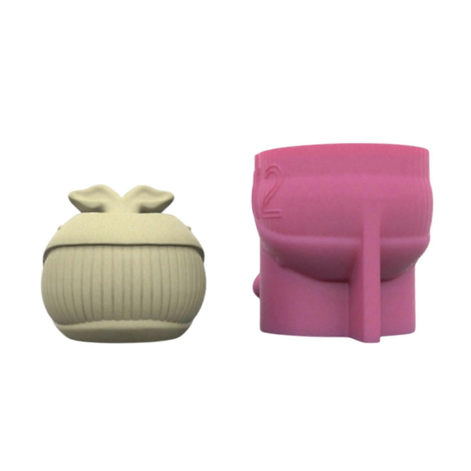 Elegant Whale Shaped Sturdy Silicone Flower Pots Mould Tool Must Have Accessory for Home Use Resin Art Enthusiasts