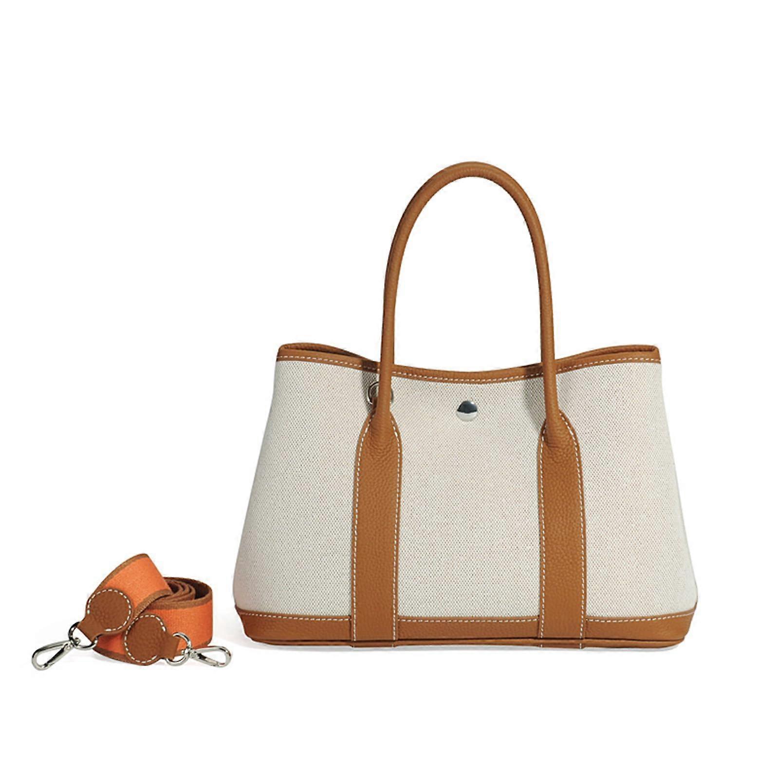 Tote Bag for Women, Leather and Canvas Top Handle Crossbody Bag, Stylish and Durable, Ideal for Everyday Use