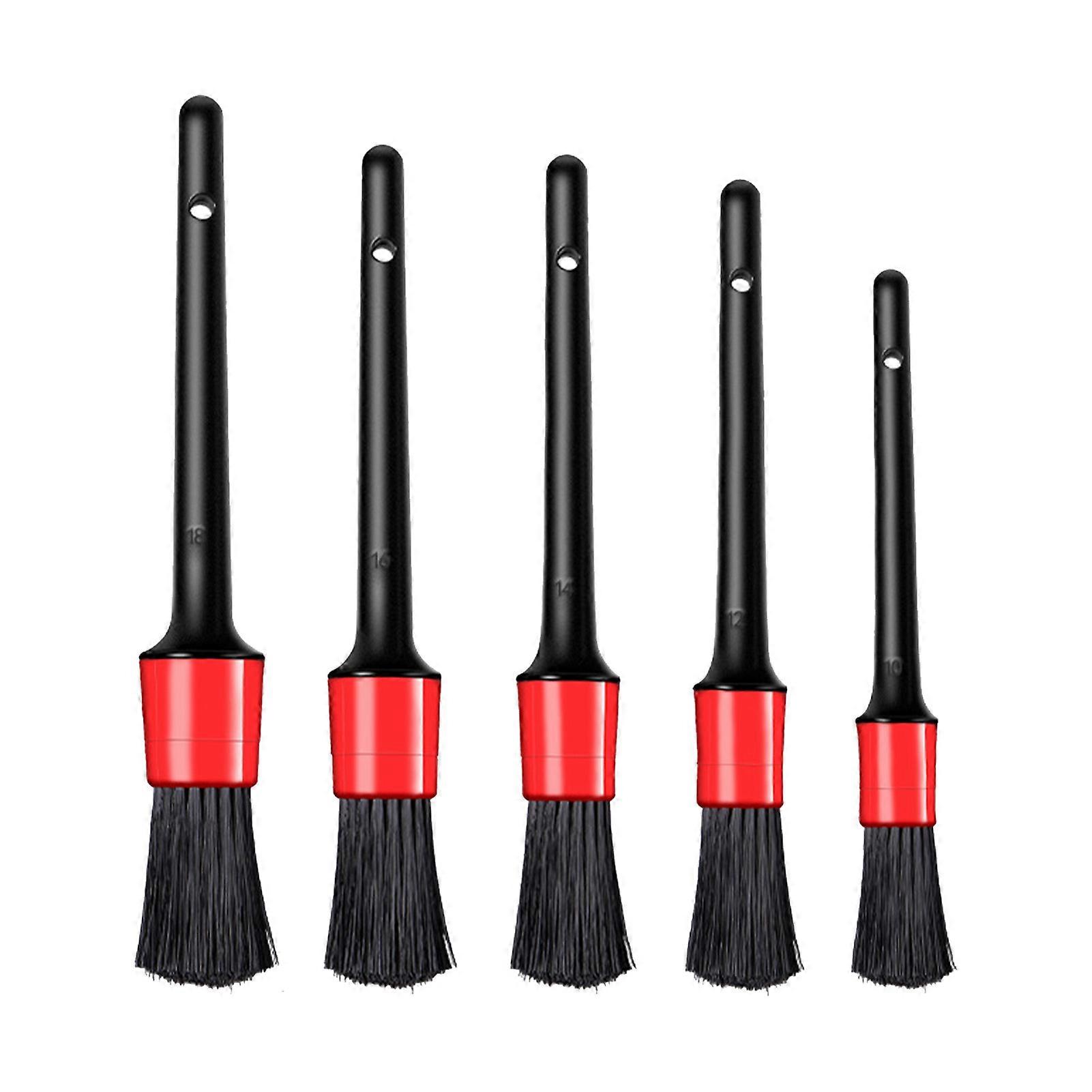 Interior car brush kit 5PCS for dusting vents and tight gaps