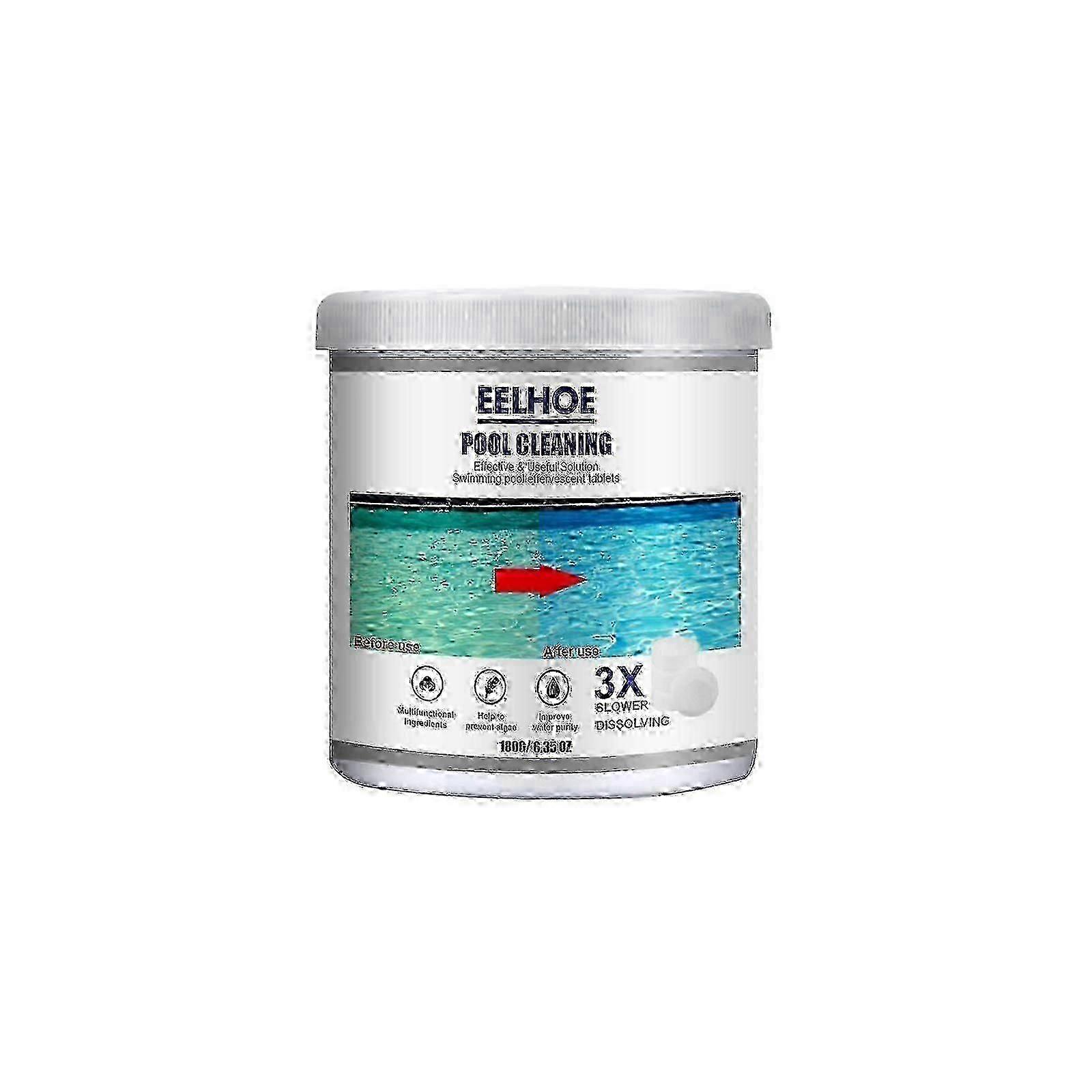 Multifunctional Pool Tub Effervescent Tablets, Water Quality Cleaning Tablets Pool Cleaning Effervescent Tablets