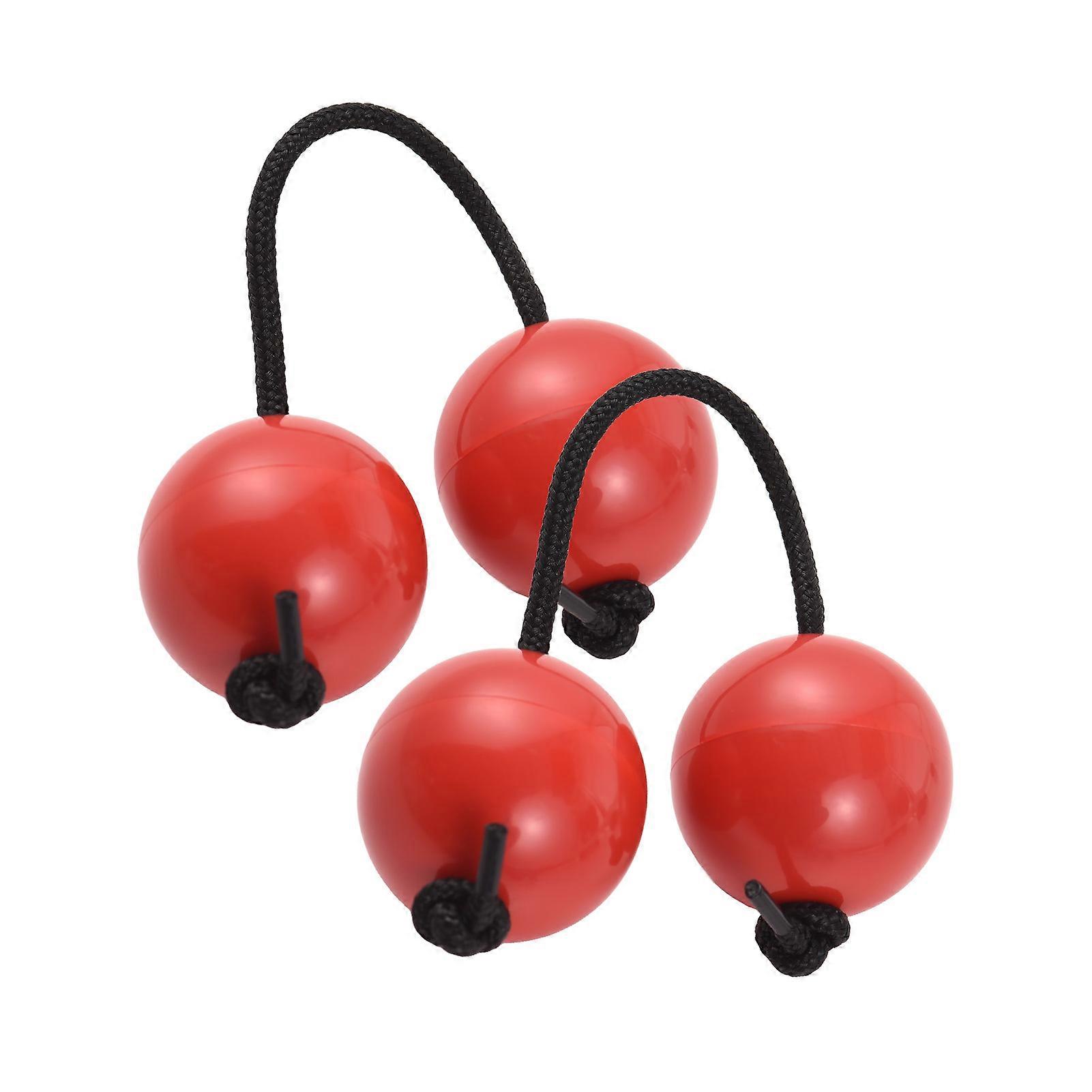 2 Pcs African Rhythms Aslatua Shakers Rhythm Sand Ball Musical Percussion Instruments Beginners Hand Shaker Balls for Party Stage Performance Concert