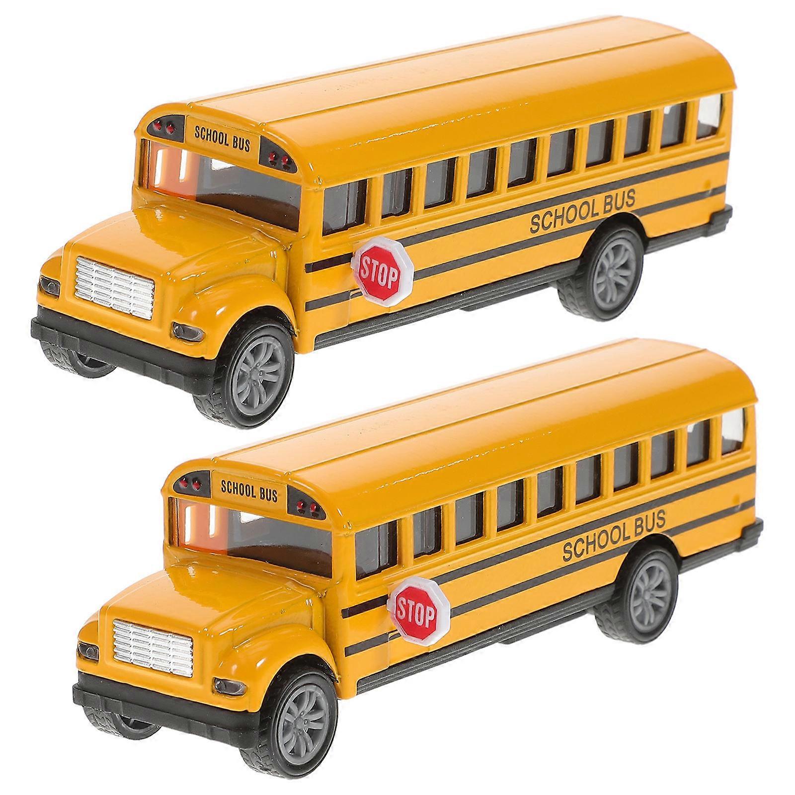 Reversible Doors Toy Bus, Rubber Tires, Exciting Play Experience