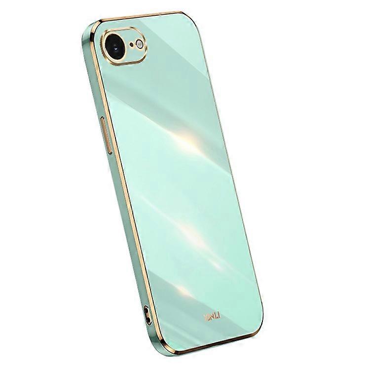 XINLI Compatible For iPhone 16e Case TPU Phone Cover with Electroplating Frame