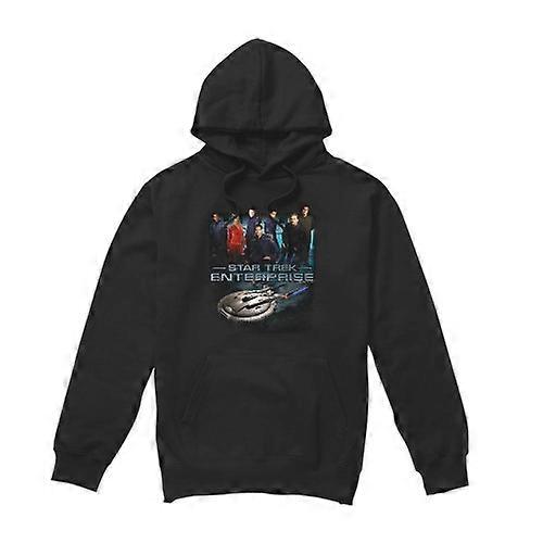Star Trek Mens Enterprise Crew Hoodie