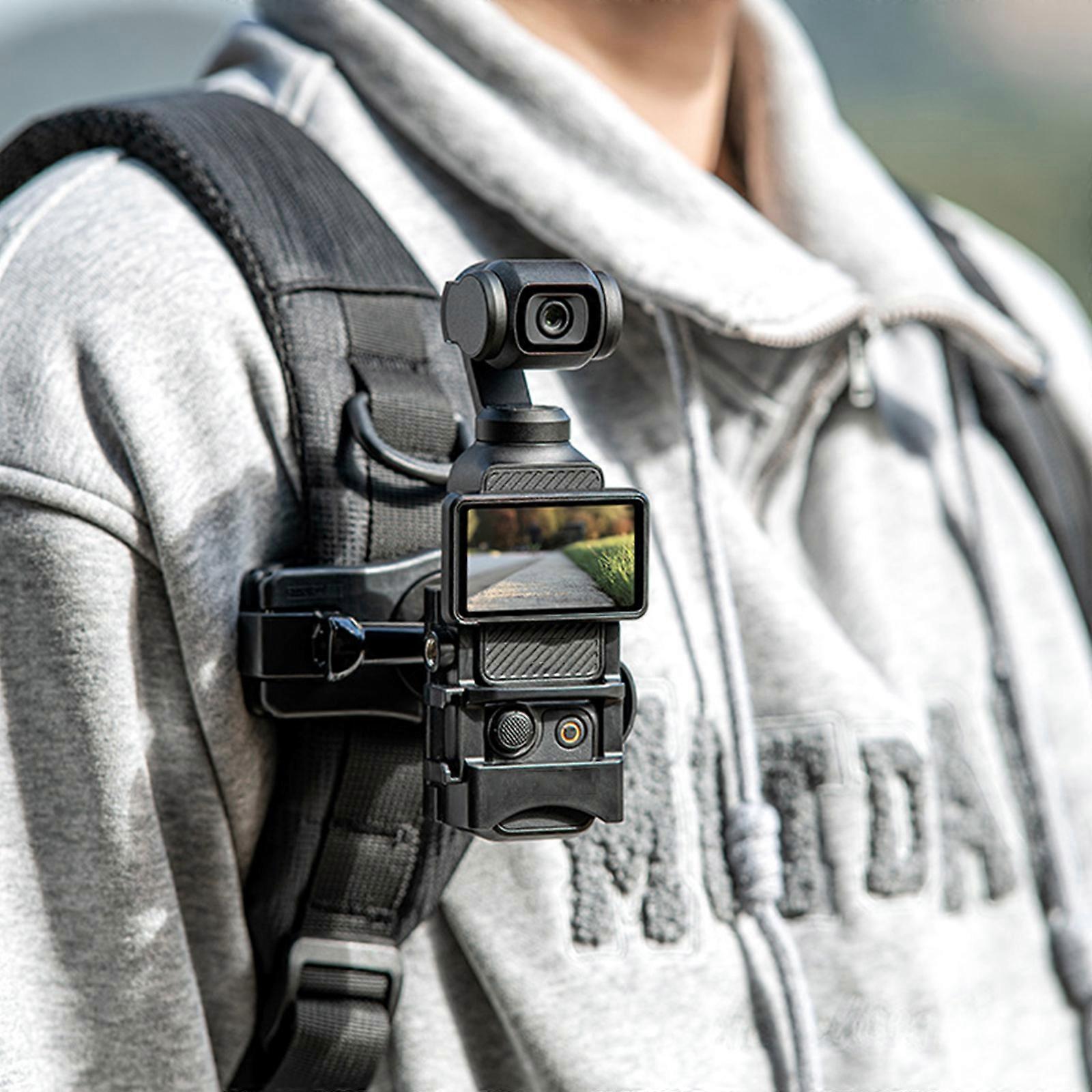 Secure Lock Expansion Adapter For Pocket 3 Featuring Cold Shoe Mount for Tripods and Accessaries Multicolor