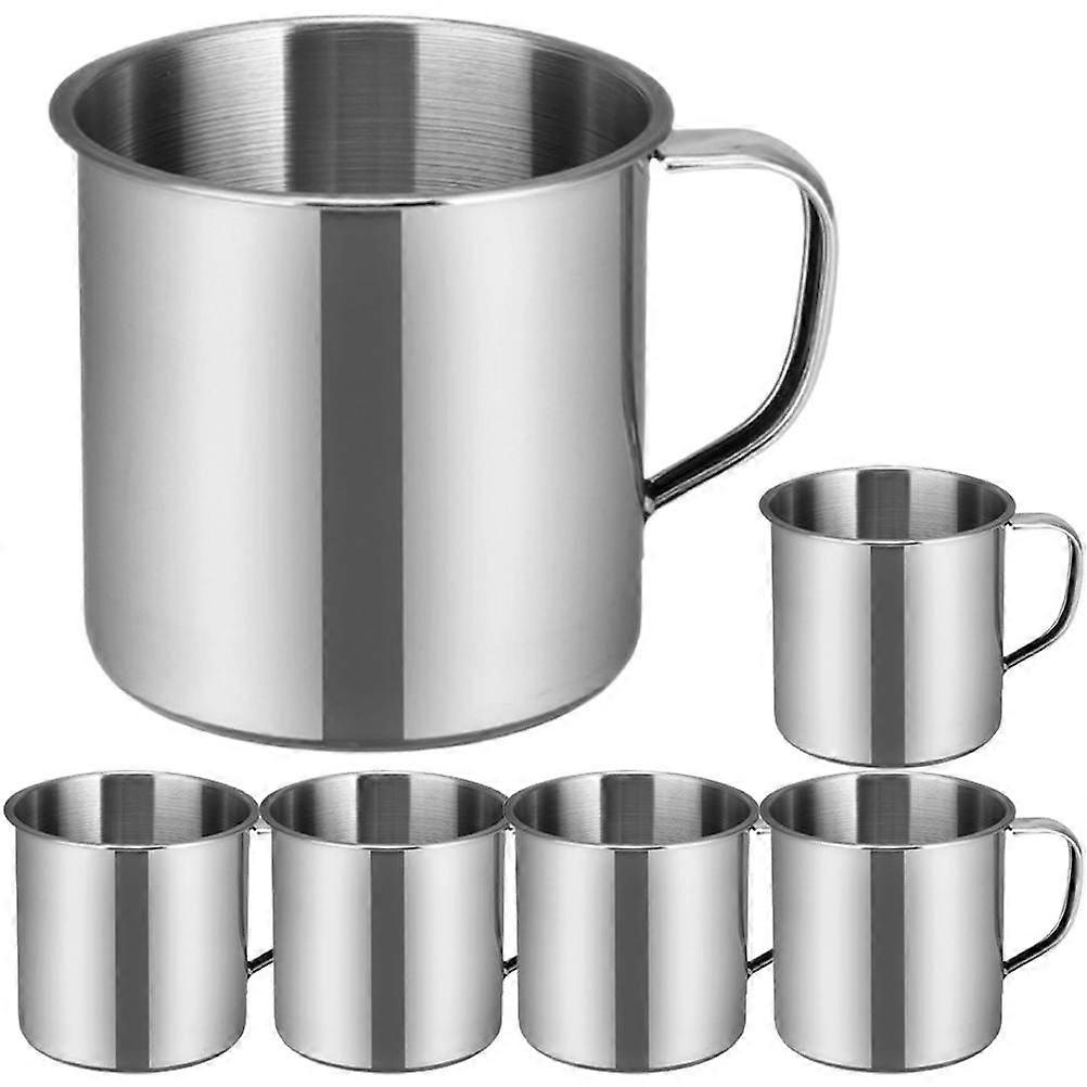 Stainless Mugs,Spot Welded Handles,Enhanced Carrying Ease