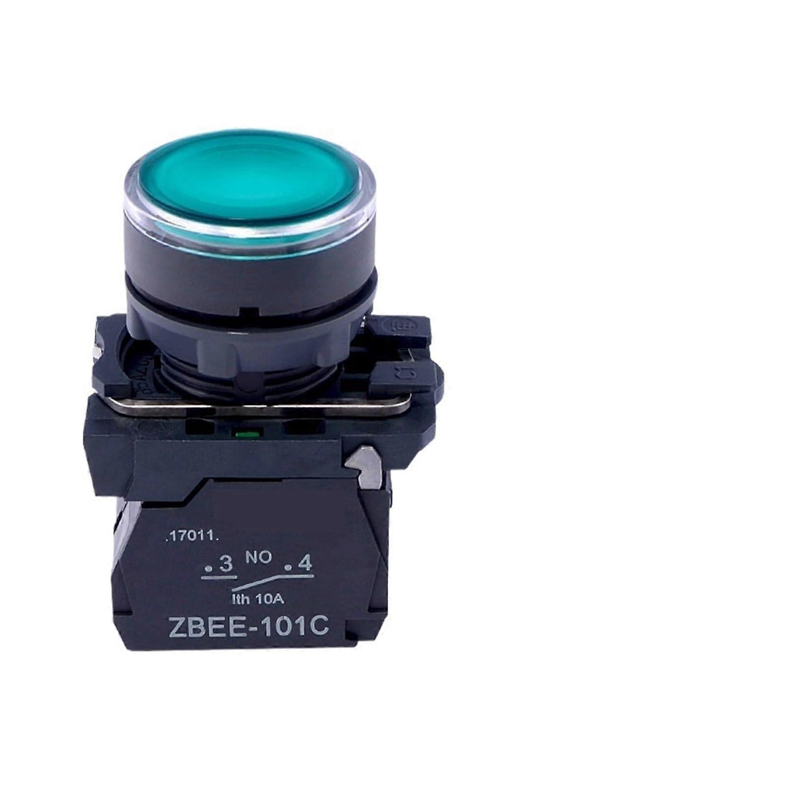 Illuminated Button LED Light Switch XB5AW33B1C Green LED 220V/24V XB5AW34M2C XB5AW33M1C