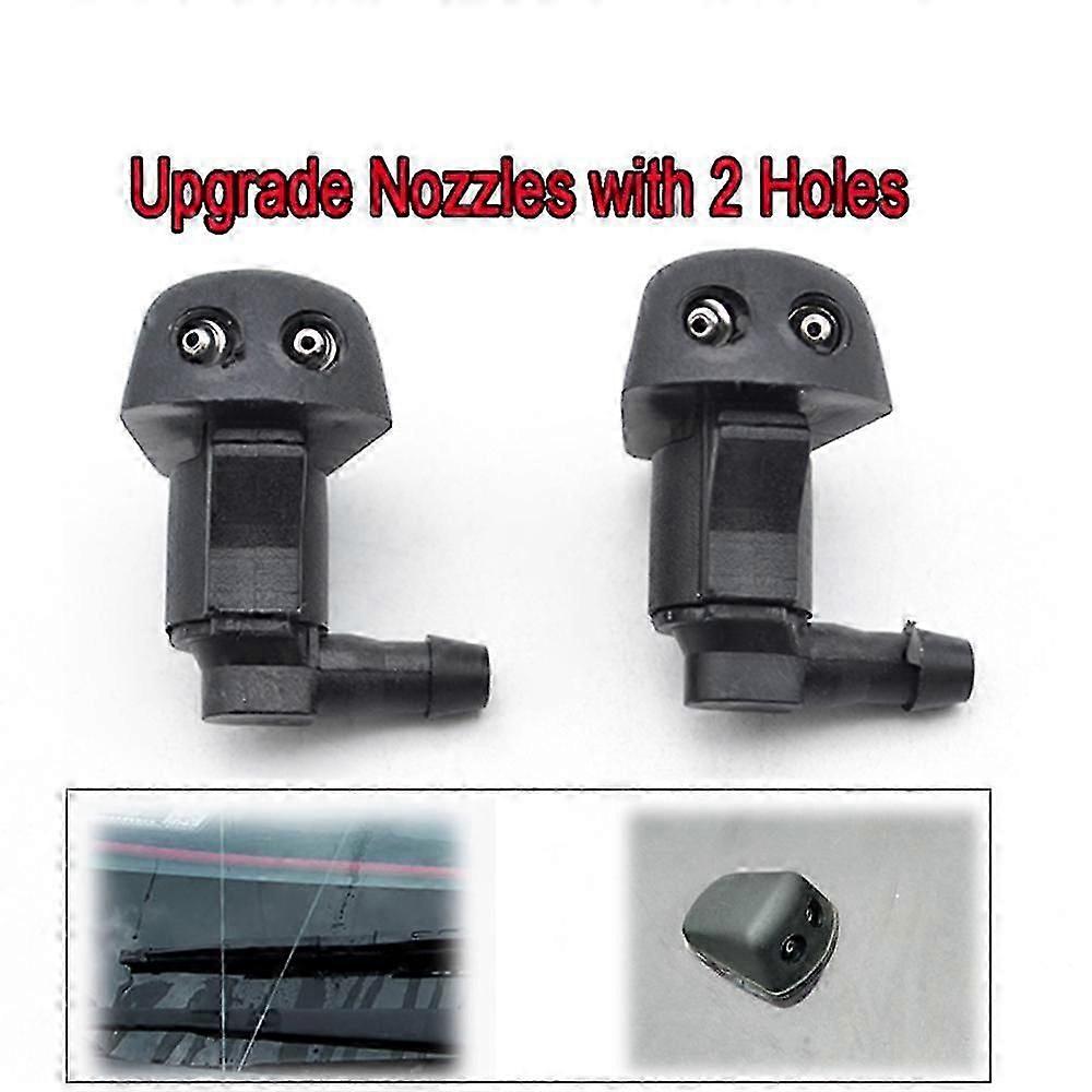 2Pcs Front Windshield Washer Jet Nozzle For Mazda 3 MK1 5 MK2 6 MK1 RX-8 2006