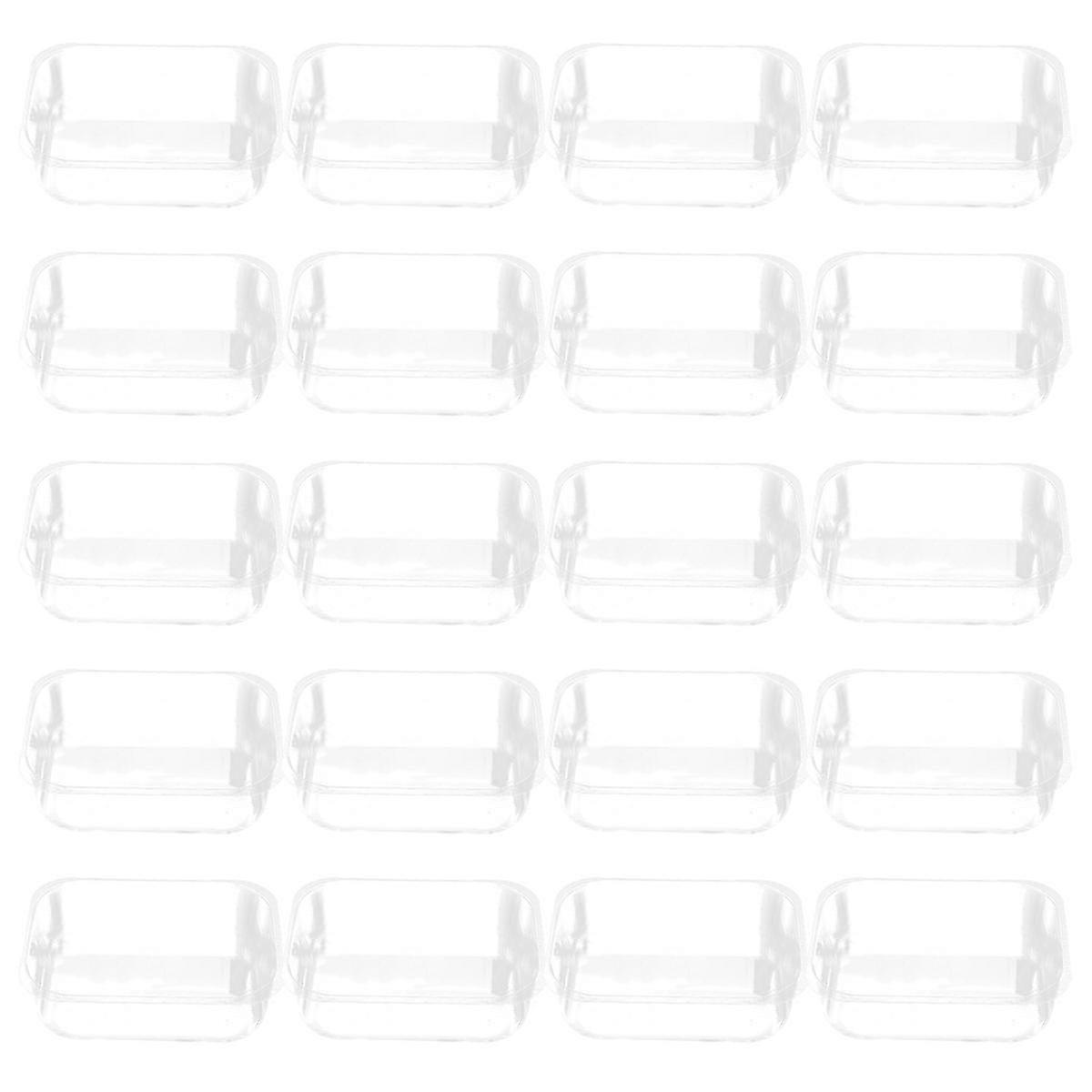 200 Pcs Reusable Plastic Blister Trays for Moon Cake Boxes 6.5X5X2CM