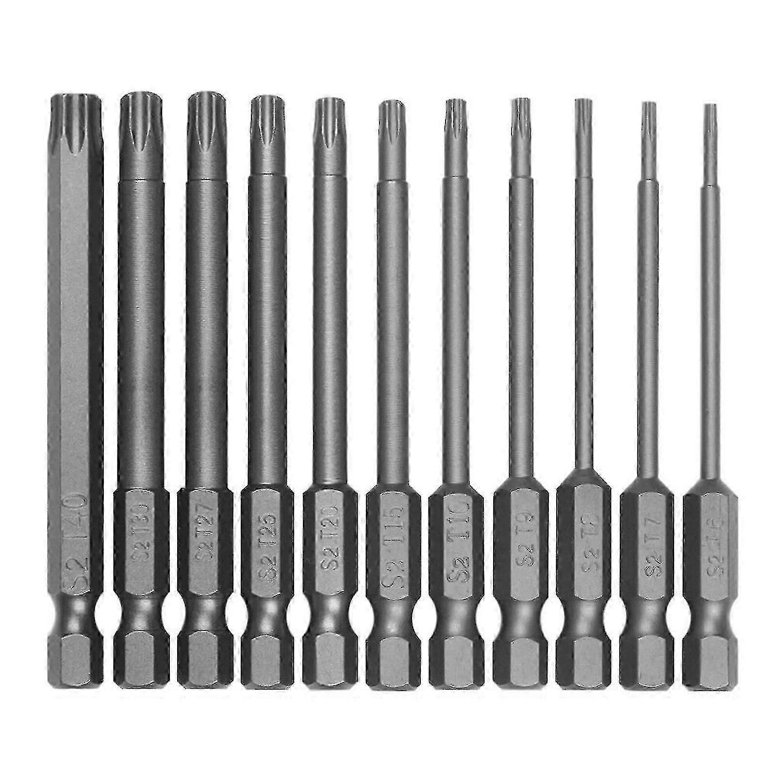 11PCS Magnetic Torx Screwdriver Bit Set Multipurpose Electric Screwdriver Head