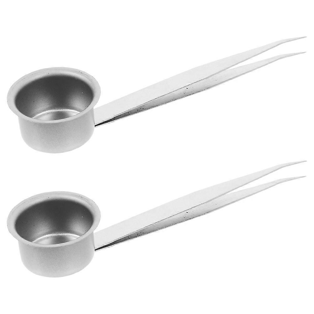 Candle Extinguishing Tool Stainless Steel Candle Snuffer With Flame Adjustment For Laboratory Use 2Pcs