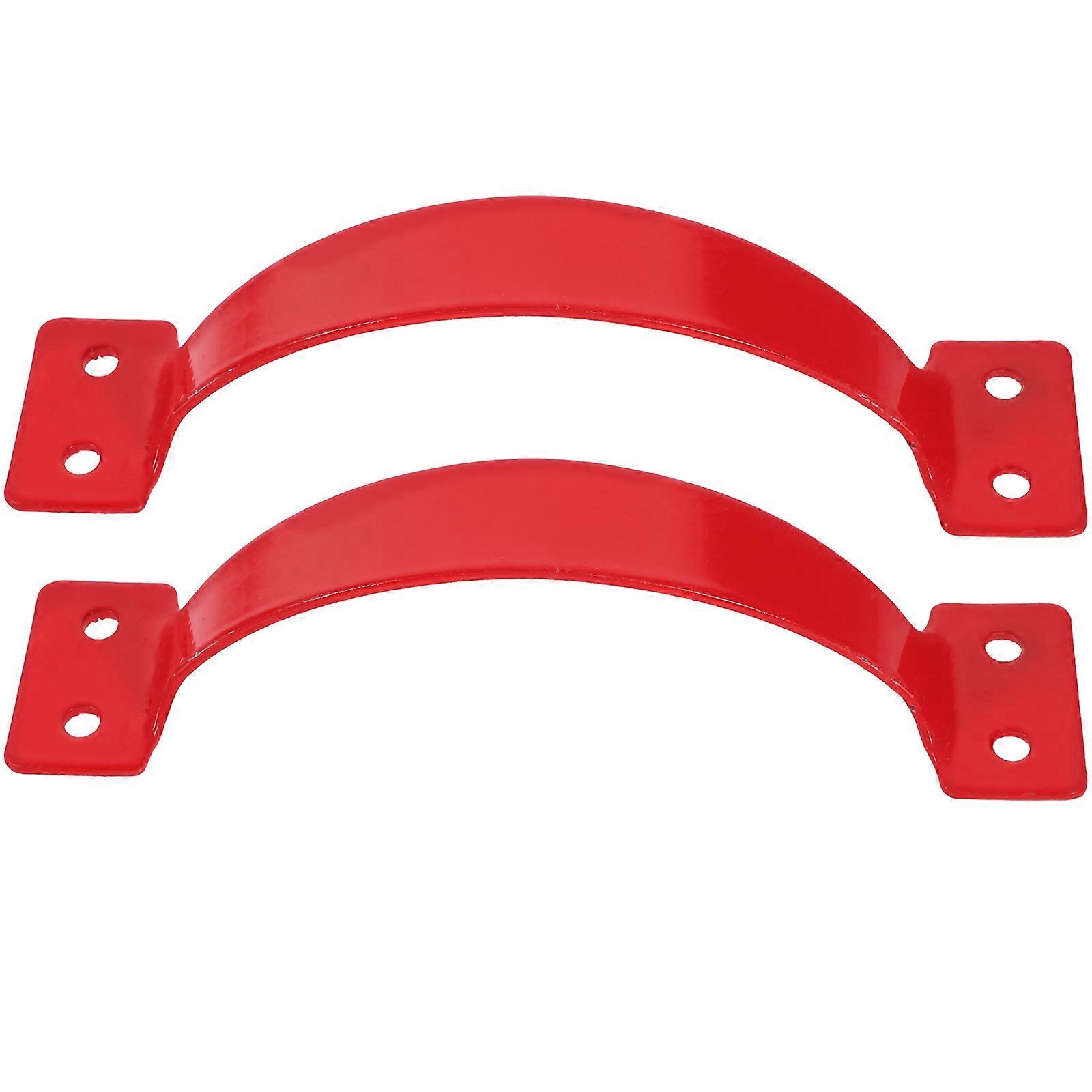 Ladder Pull Handle Ladder Hardware Accessories General Users Red 15.80X5.30X3.80CM Replacement Part 2Pcs