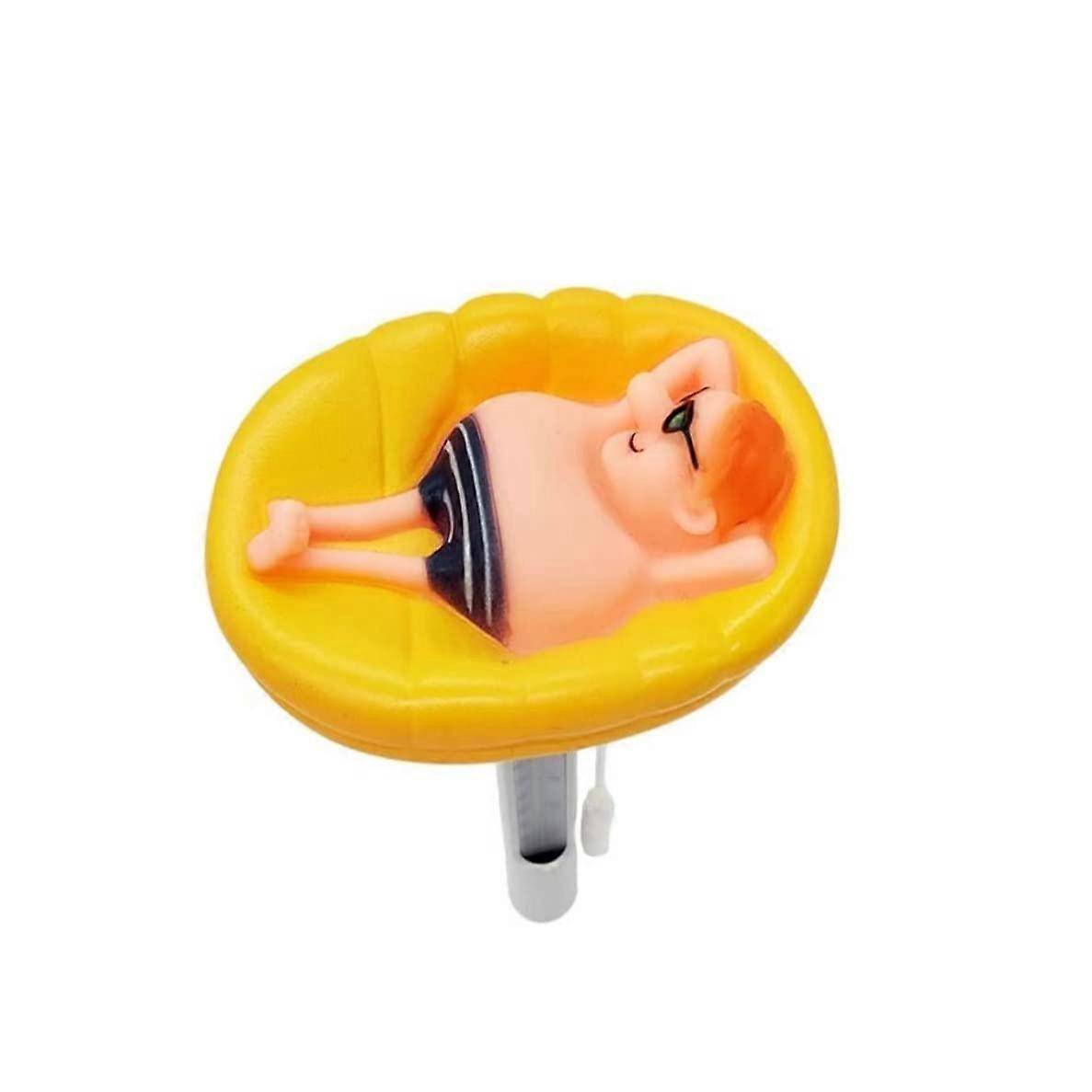 Cartoon Drifter Form Swimmingpool Thermometer Multifunctional classic practical water temperature measuring tool Thermometer style1