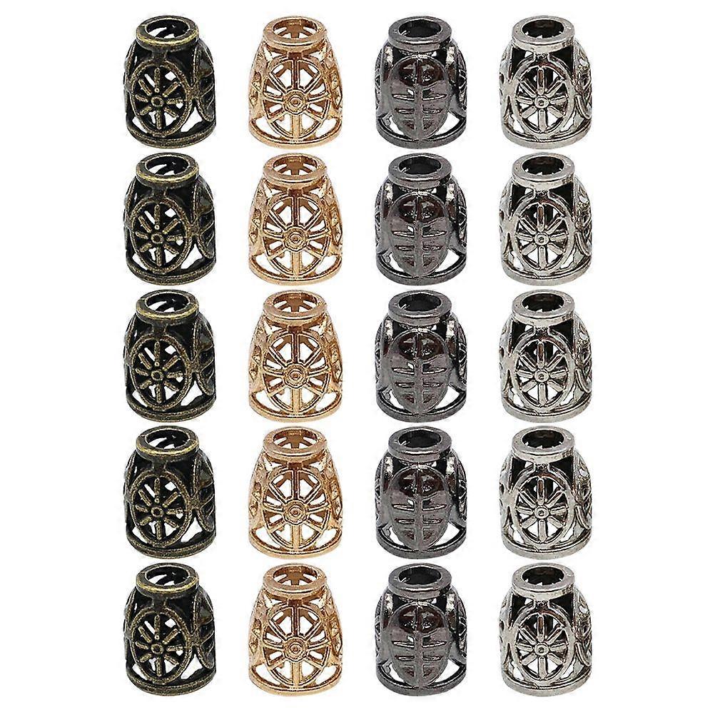 80Pcs Professional Cord Ends Multi-function Rope Stopper Convenient Rope Ends Cord Accessory