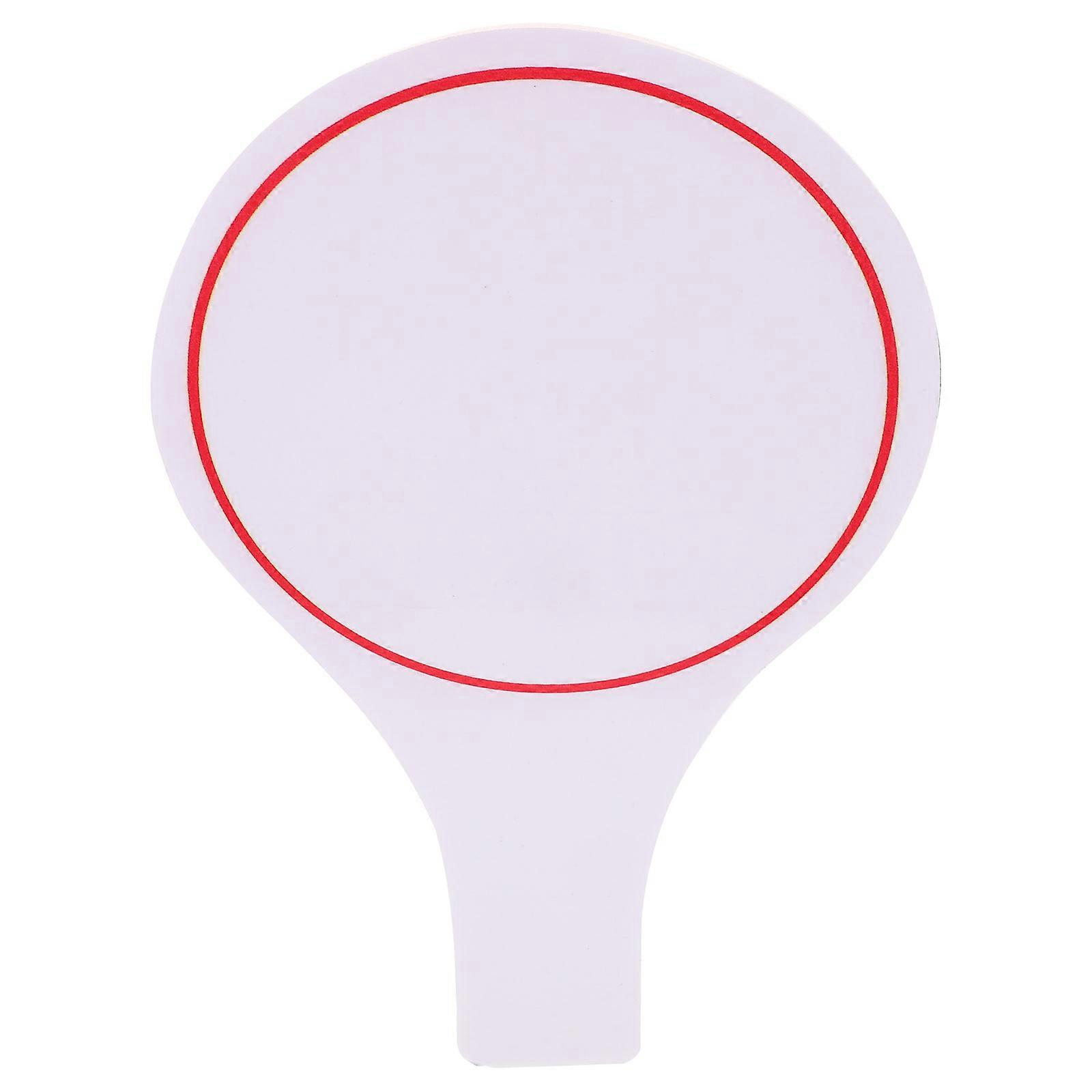 Hand Held White Board Rectangular Shape for Competitions Voting and Scoring Foam Material 31.00X19.00X0.50CM 1Pcs