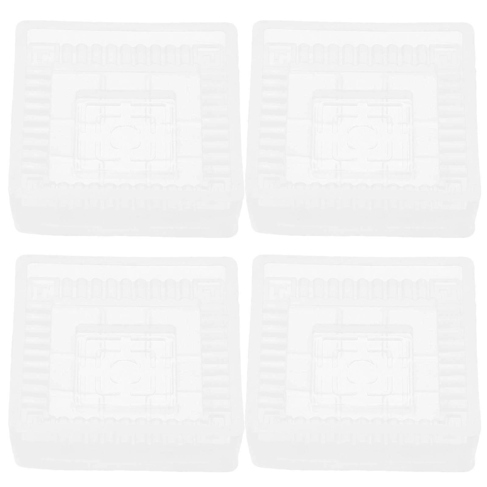 Desk Chair Leg Covers Thicken Protective Mute Anti-Scratch for Stool Foot Slides 4Pcs