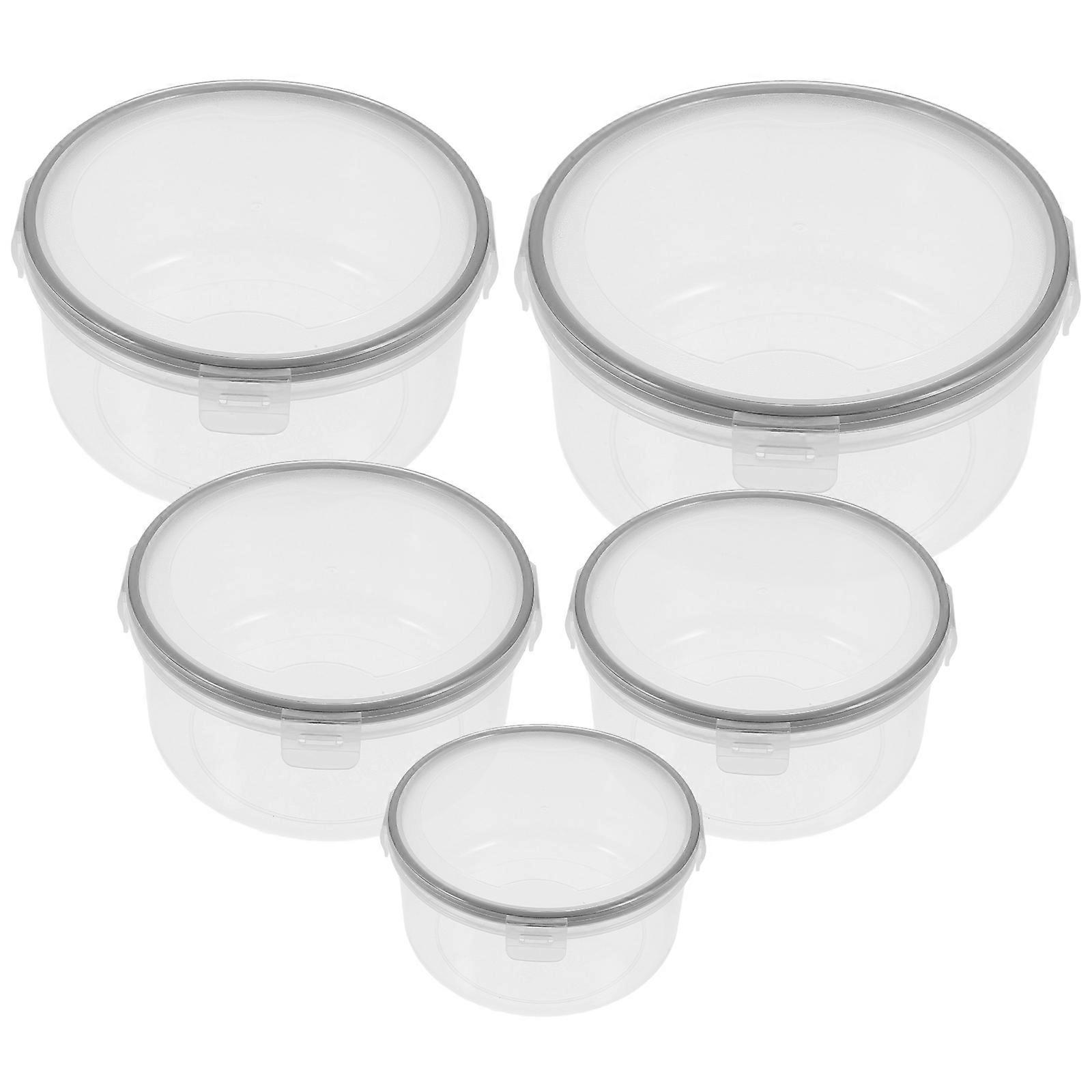Food Preservation Containers Fridge Organizers Space Saving For Refrigerator Use 5Pcs
