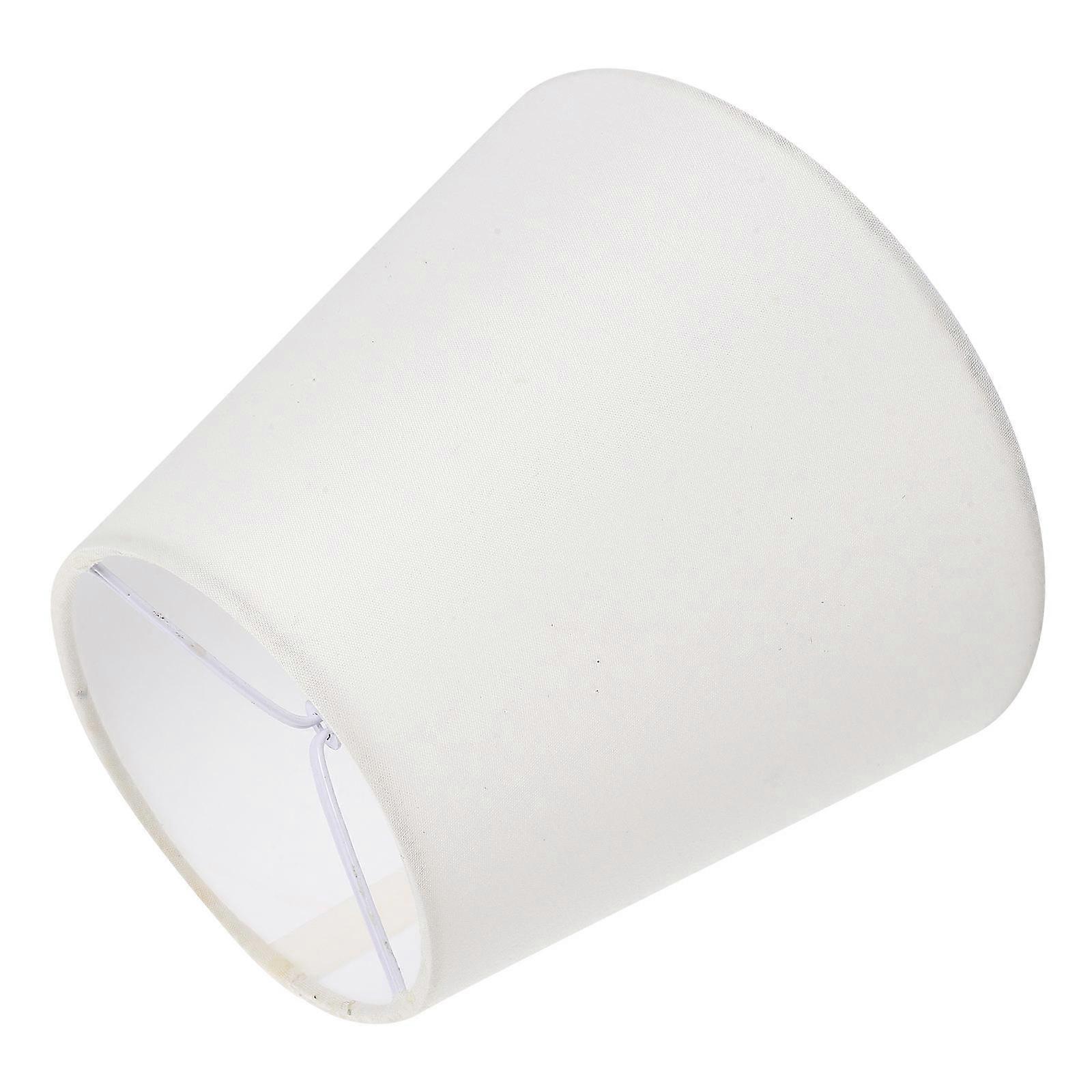 Replacement Fabric Lampshade White Modern Lampshade with Easier Installation for Decor Replacement