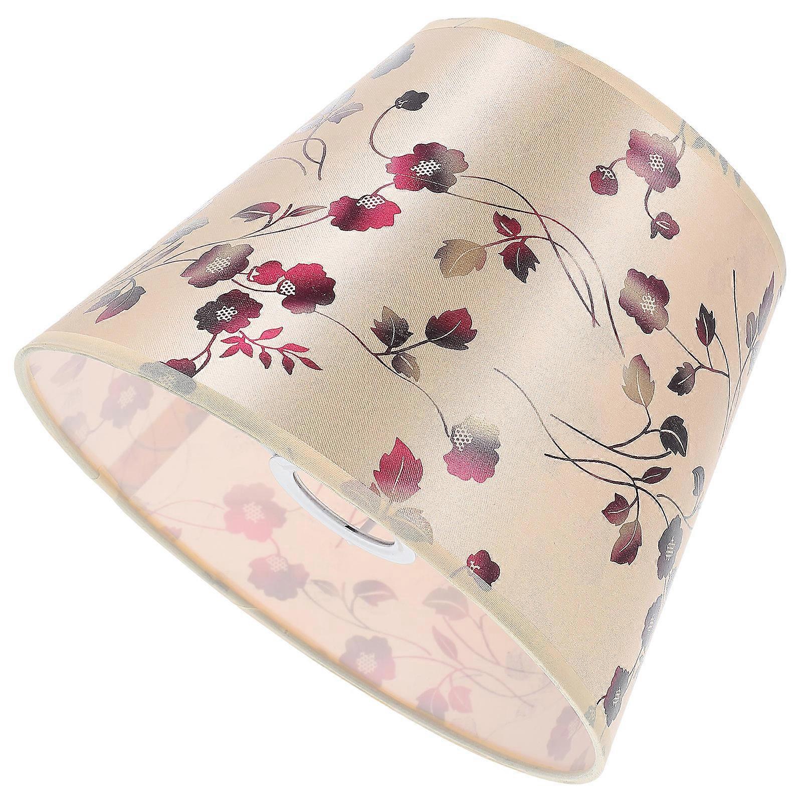 Stylish PVC Table Lamp Shade Dustproof Home Light Cover Decorative Accessory for Various Interior Styles