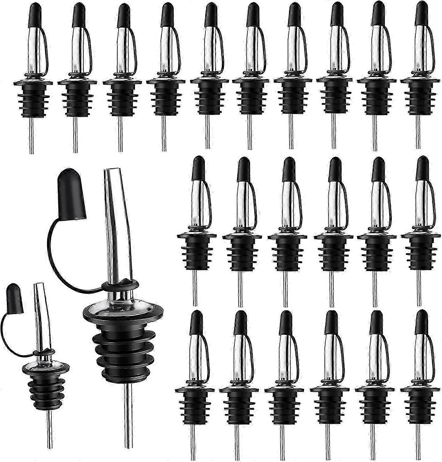 24 Pack Speed Pourers Spouts With Tapered  Lip Up To 3/4" Edition 0619