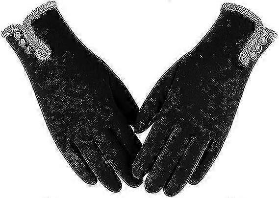 Women's Winter Warm Touchscreen Gloves, Fleece Lined Windproof Texting Gloves