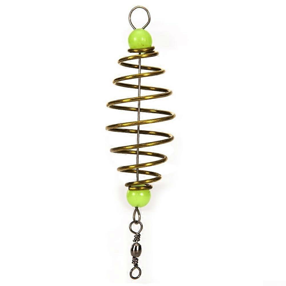 20-Pack Fishing Feeders with Glow Beads for Enhanced Bait Visibility and Performance, Durable Design for All Fishing Styles