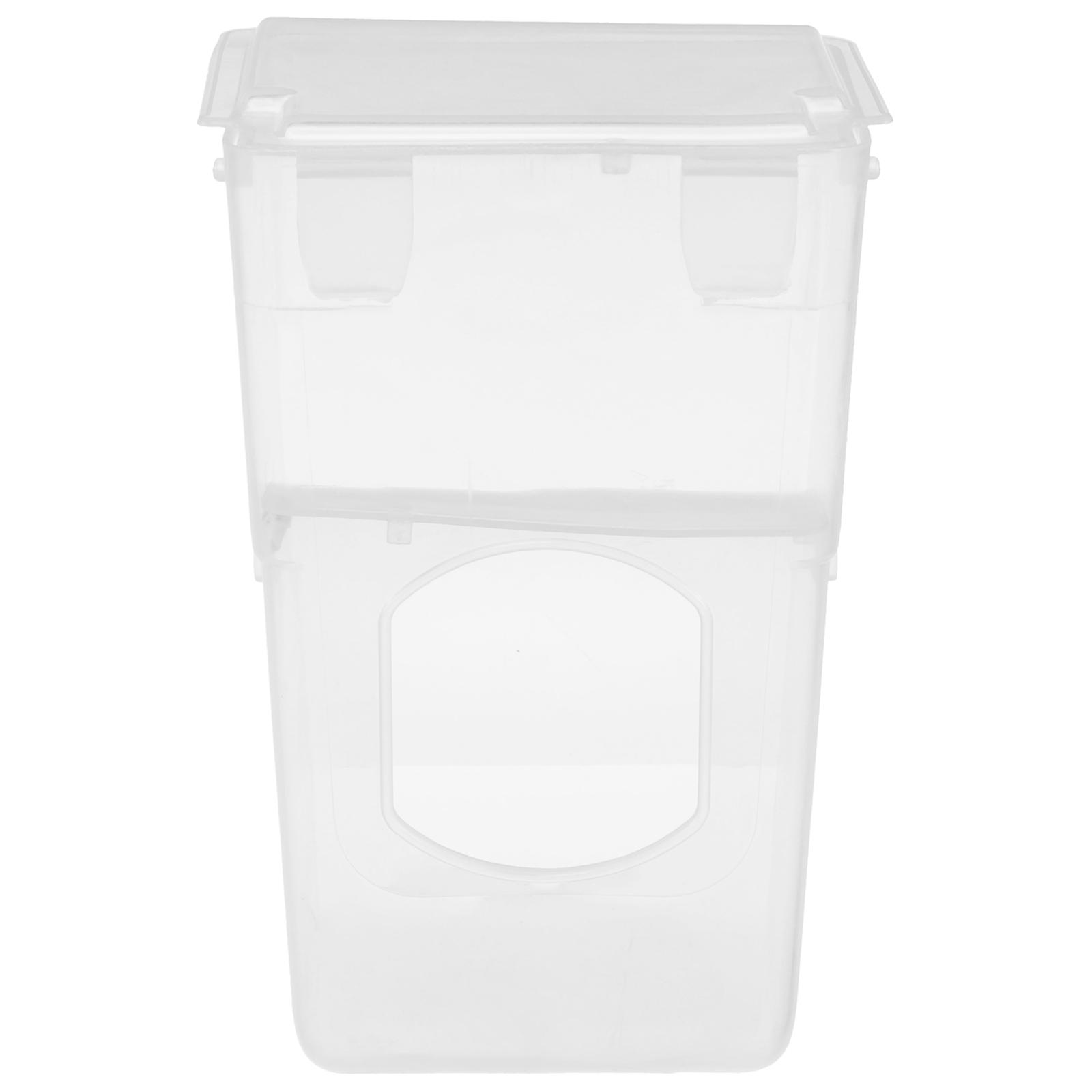 Bird Cage Accessory Hanging Feeder Large Capacity Feeding Time 1Pack