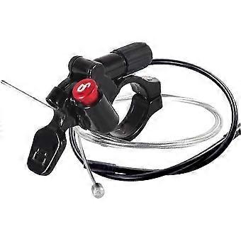 Bike Remote Lockout Lever, Bicycle Fork Lock Control Lever Bike Wire Controller Cable Control Front Fork Switch Bike Spare Parts Accessories Red