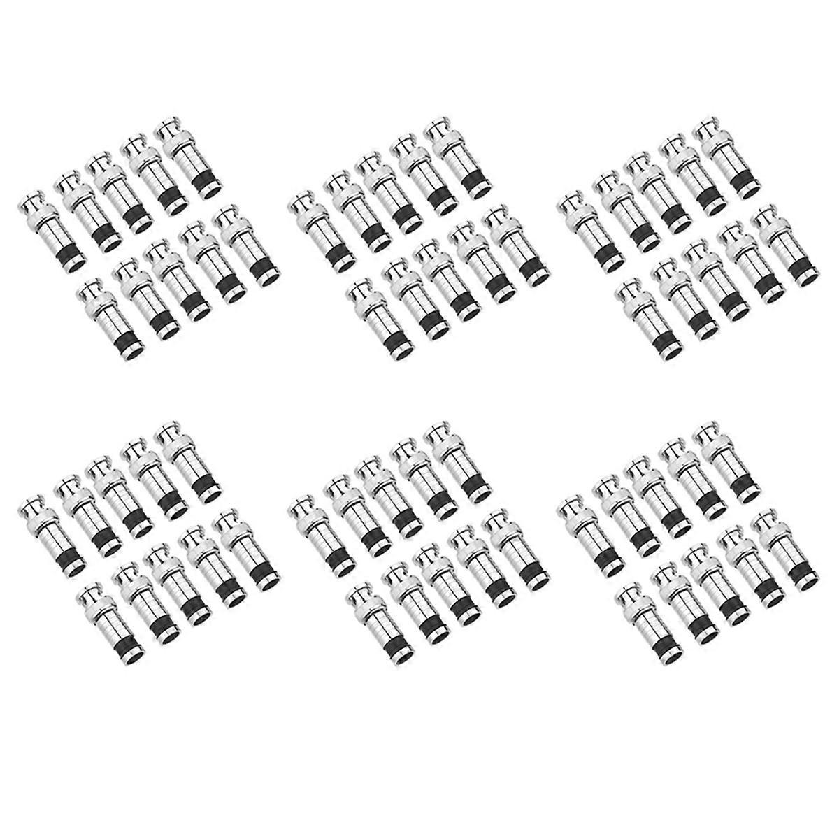 10 pcs BNC Compression Connector for Coax RG59 Cable CCTV Cameras