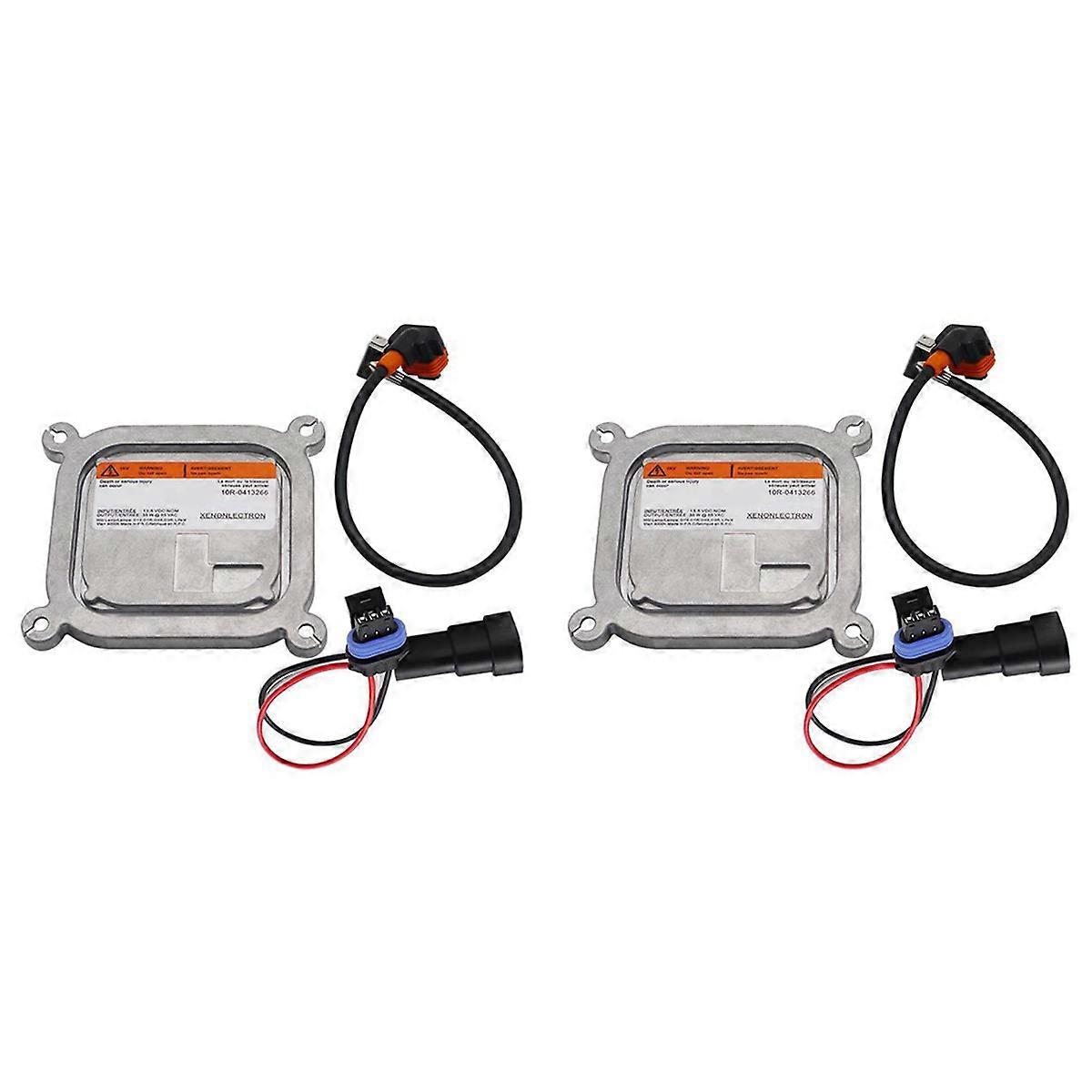 2X Xenon HID Headlight Ballast with Igniter Power Cable for 10R034663 DL3Z-13C170-A 8A5Z-13C170-A