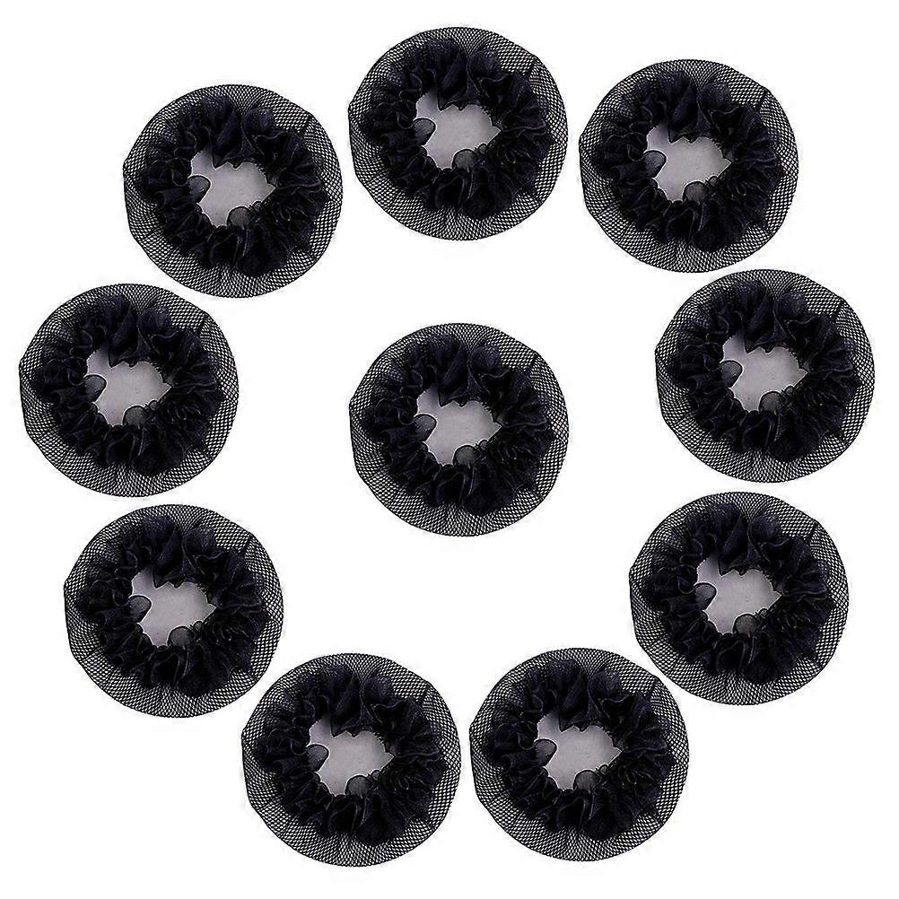 Here's a polished and professional product description for your **Lightweight Elastic Hair Nets for Dancers**:

   

### 10pcs Lightweight Elastic
