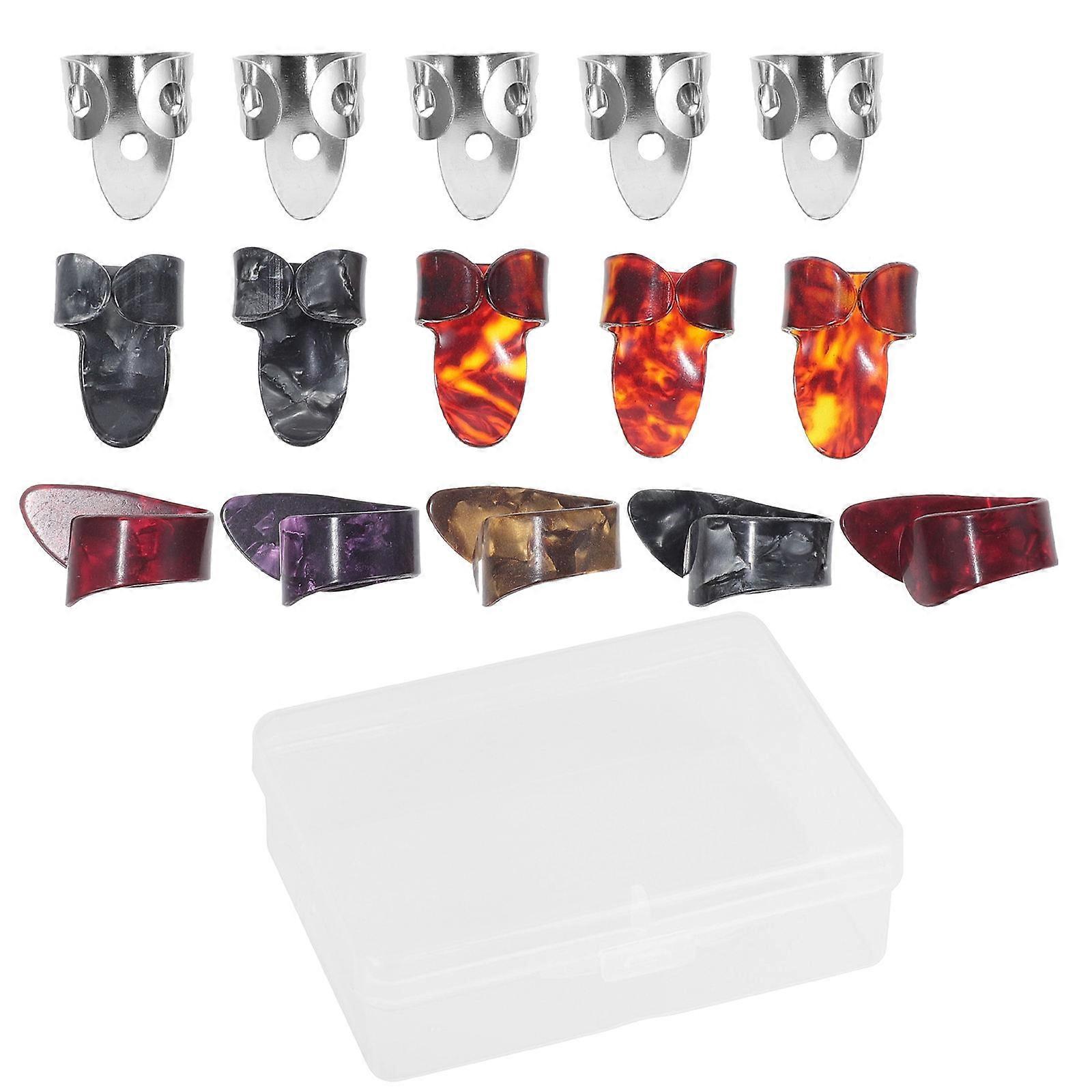 Guitar Finger Picks Thumb and Finger Pick String Instruments Music Practice 1Set