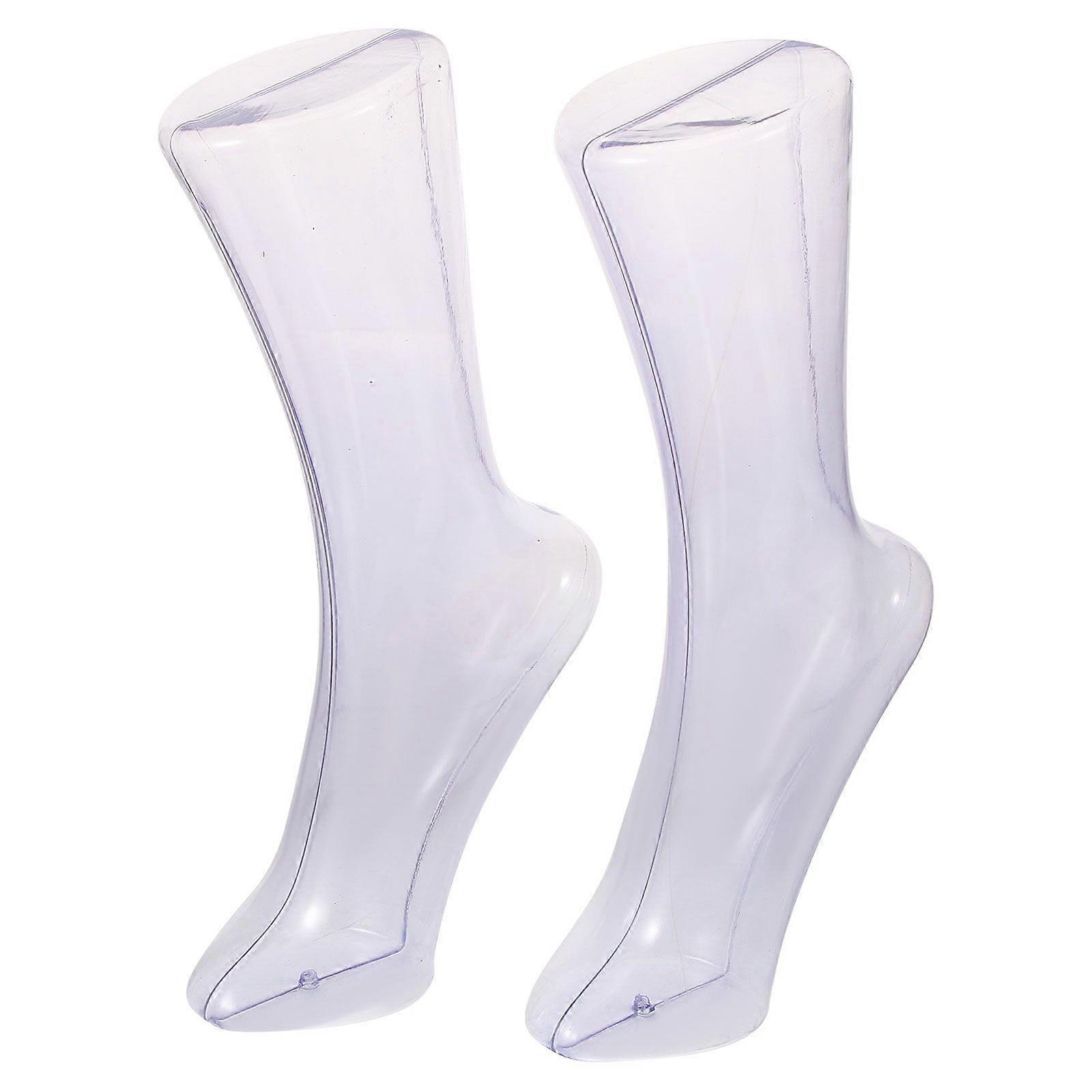 2pcs Sock Foot Models Magnet Display Props Stockings Photo Props Shop Display Props