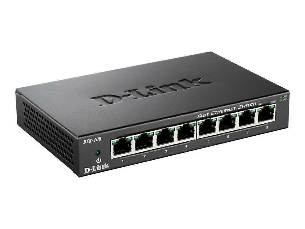 D-Link DES-108 Switch 8 x 10/100 Desktop Model