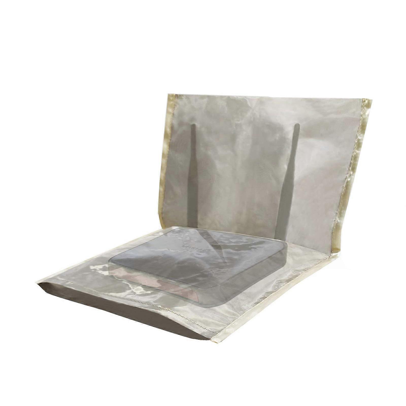 Shielding Router Cover Minimizes Radiation Exposure Maintains Internet Speed Soft Washable Polyester Materials
