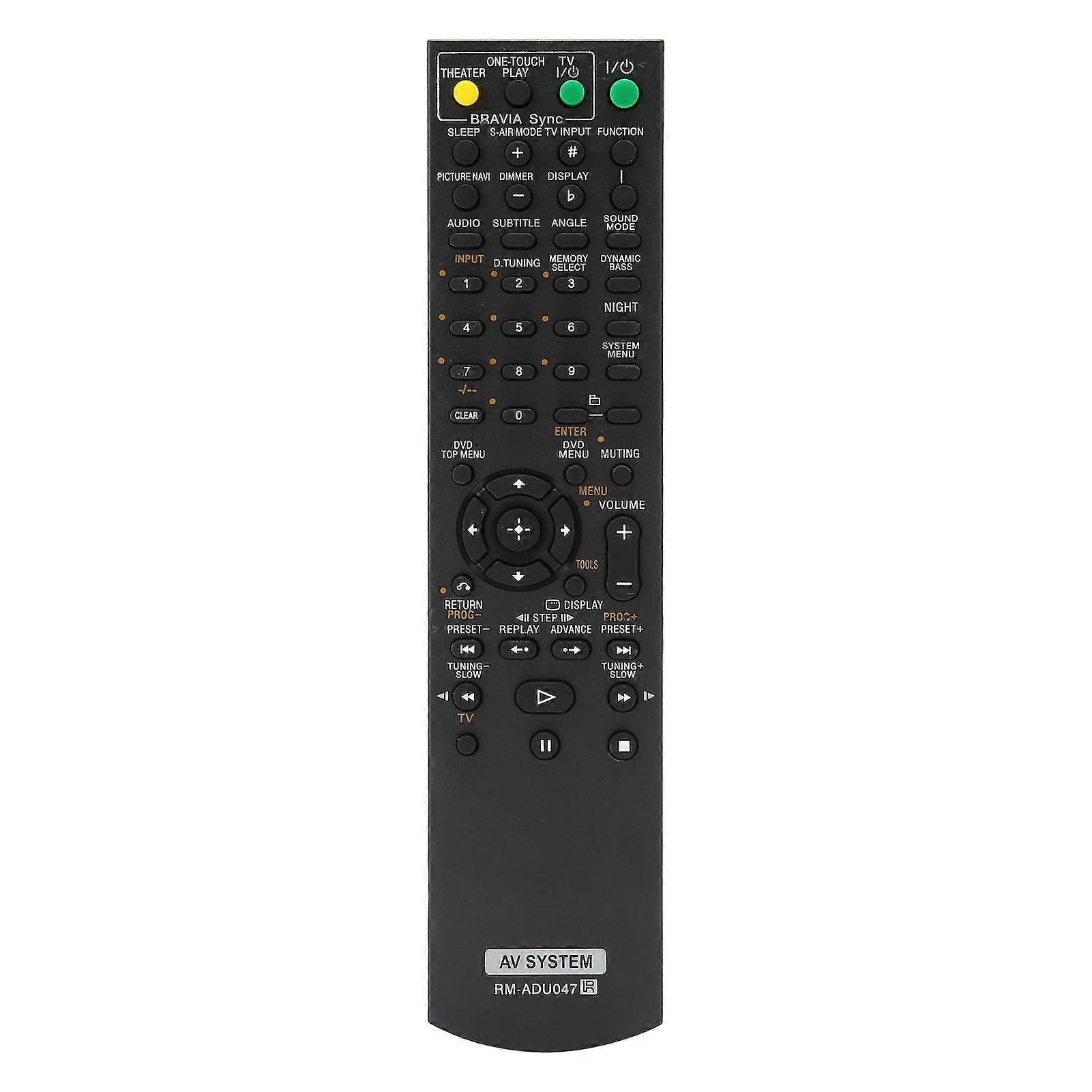 Replacement Remote Control for Sony RMADU047 DVD Player