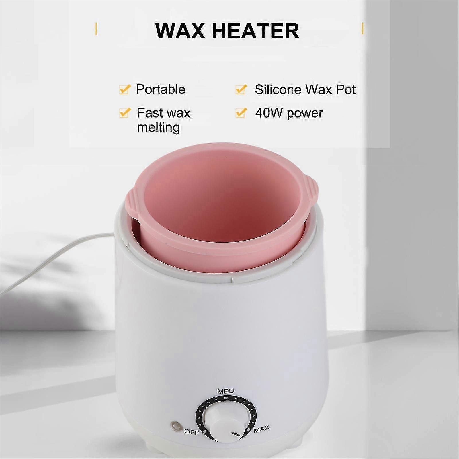 Mini riscaldatore di cera 200ml portatile depilazione cera calda macchina con interno in silicone