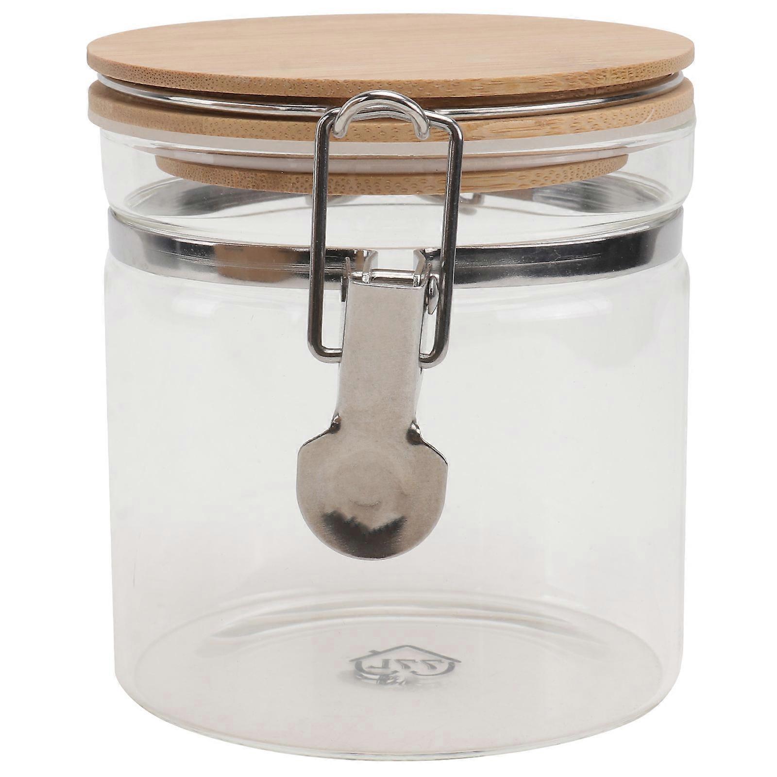 Storage Jar Food Storage Jar Airtight Storage Jar 10x10cm Square 1Pack